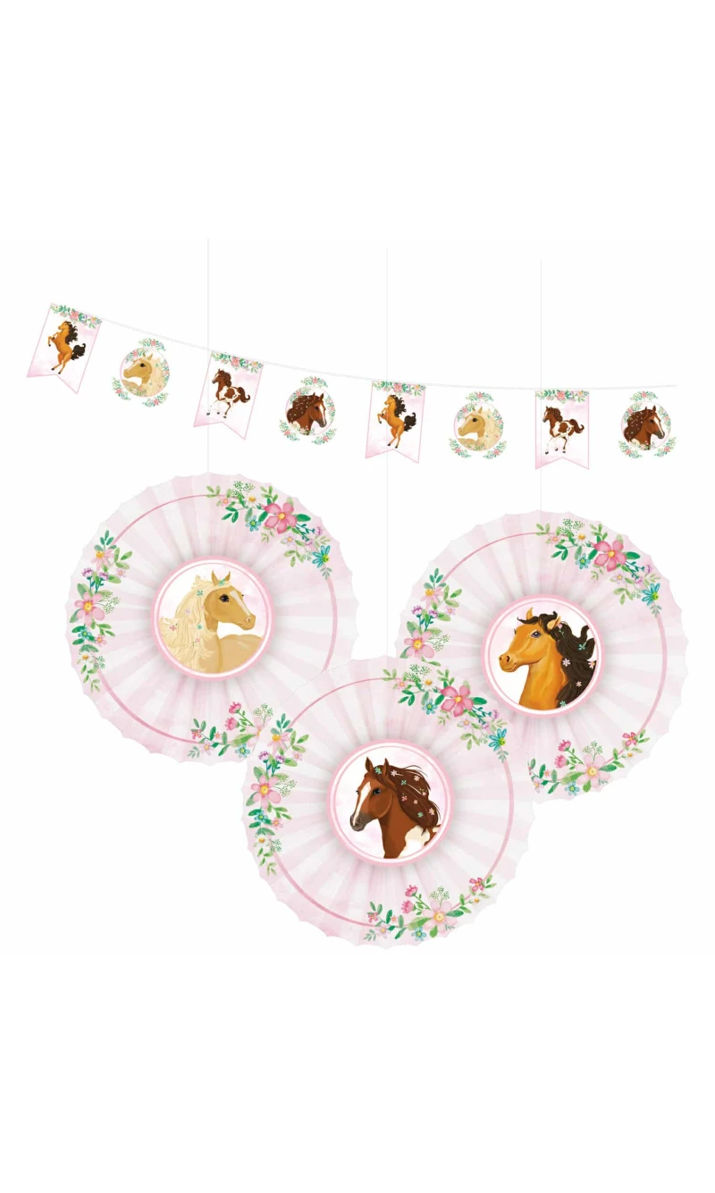 Beautiful Horses Decoration Kit - 4pk
