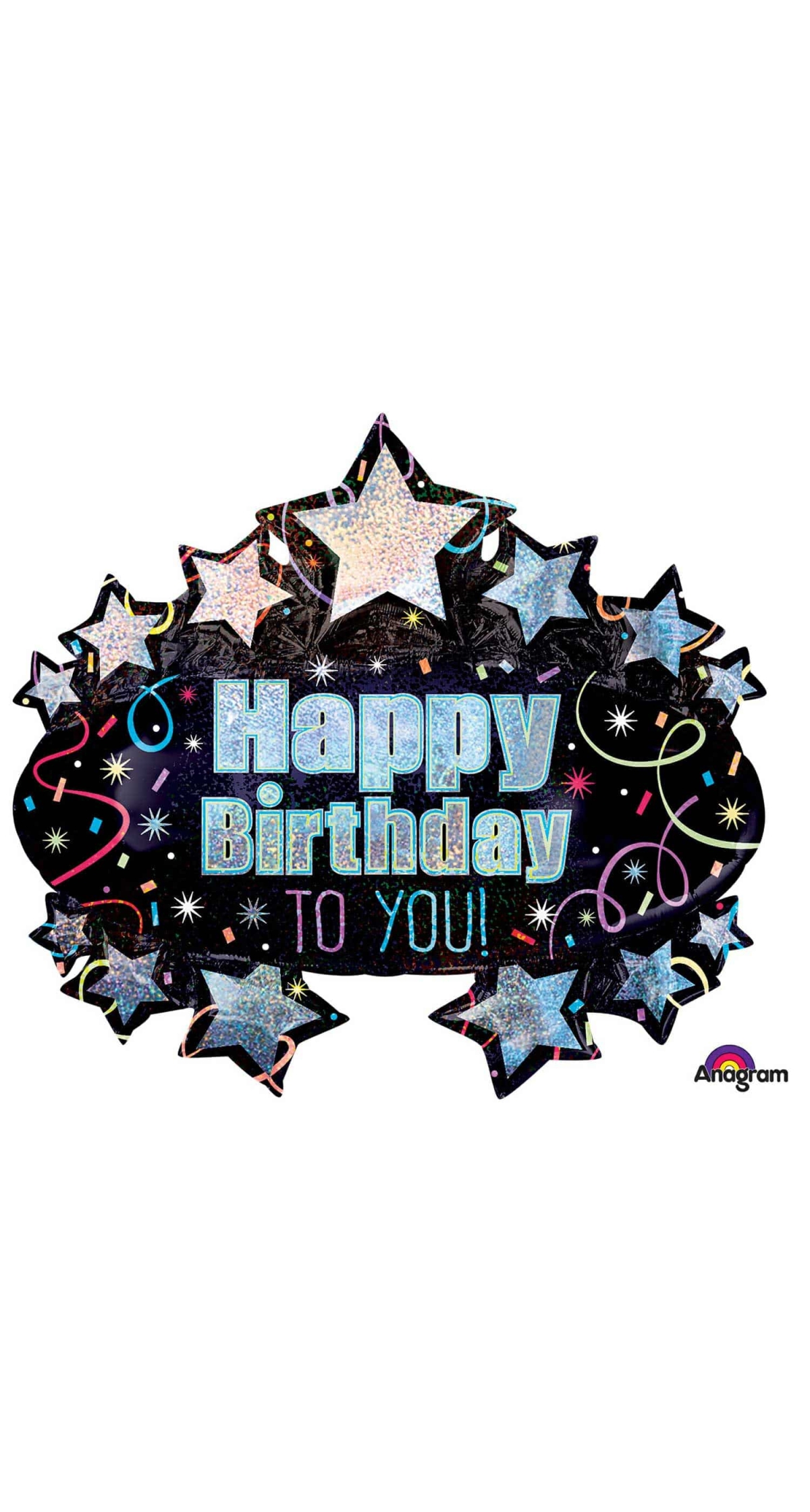 SuperShape "Brilliant Birthday Marquee" Foil Balloon - 78cm x 71cm