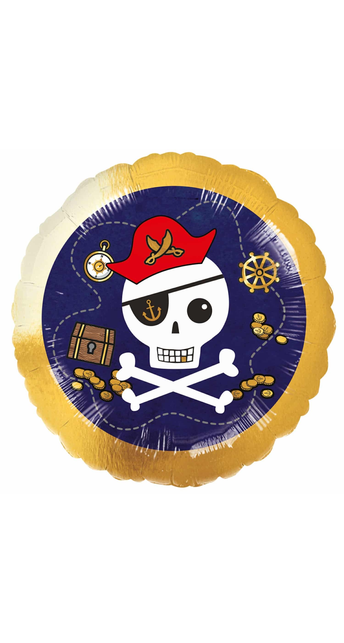 Pirates Map Foil Balloon - 34cm