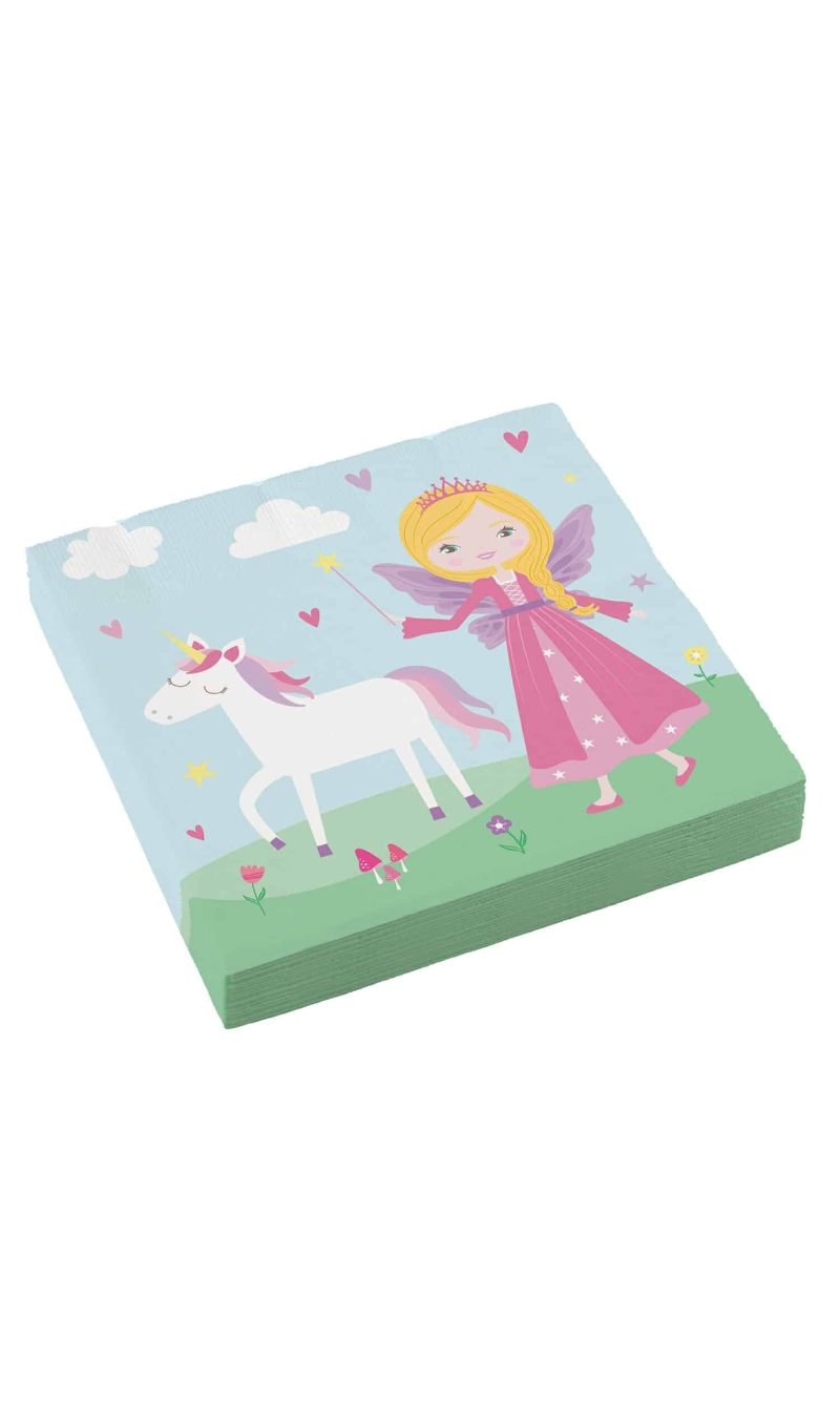 Princess Napkins 33 x 33cm - 20pk