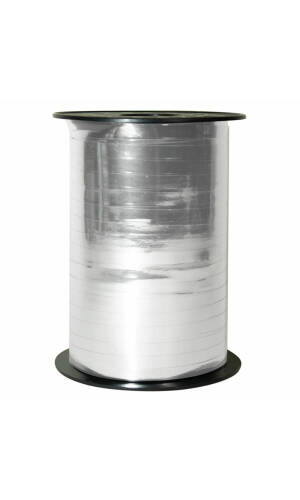 Balloon Ribbon Metallic Silver - 5mm x 230m