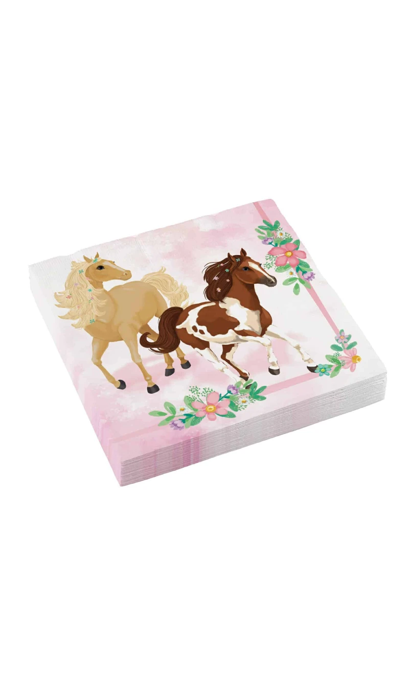 Beautiful Horses Napkins 33 x 33cm - 20pk