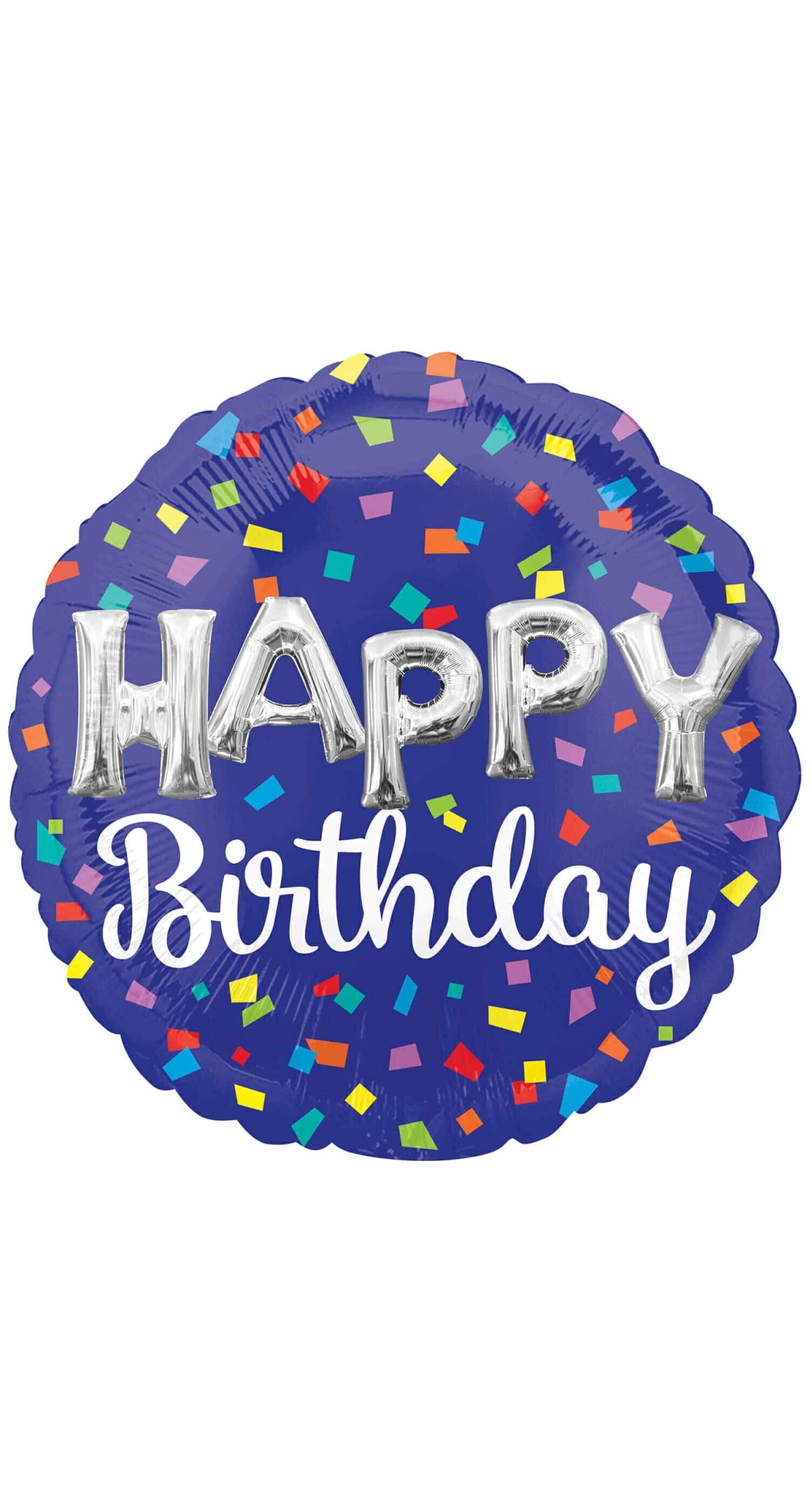Jumbo Happy Birthday Balloon Letters Foil Balloon - 88cm x 88cm
