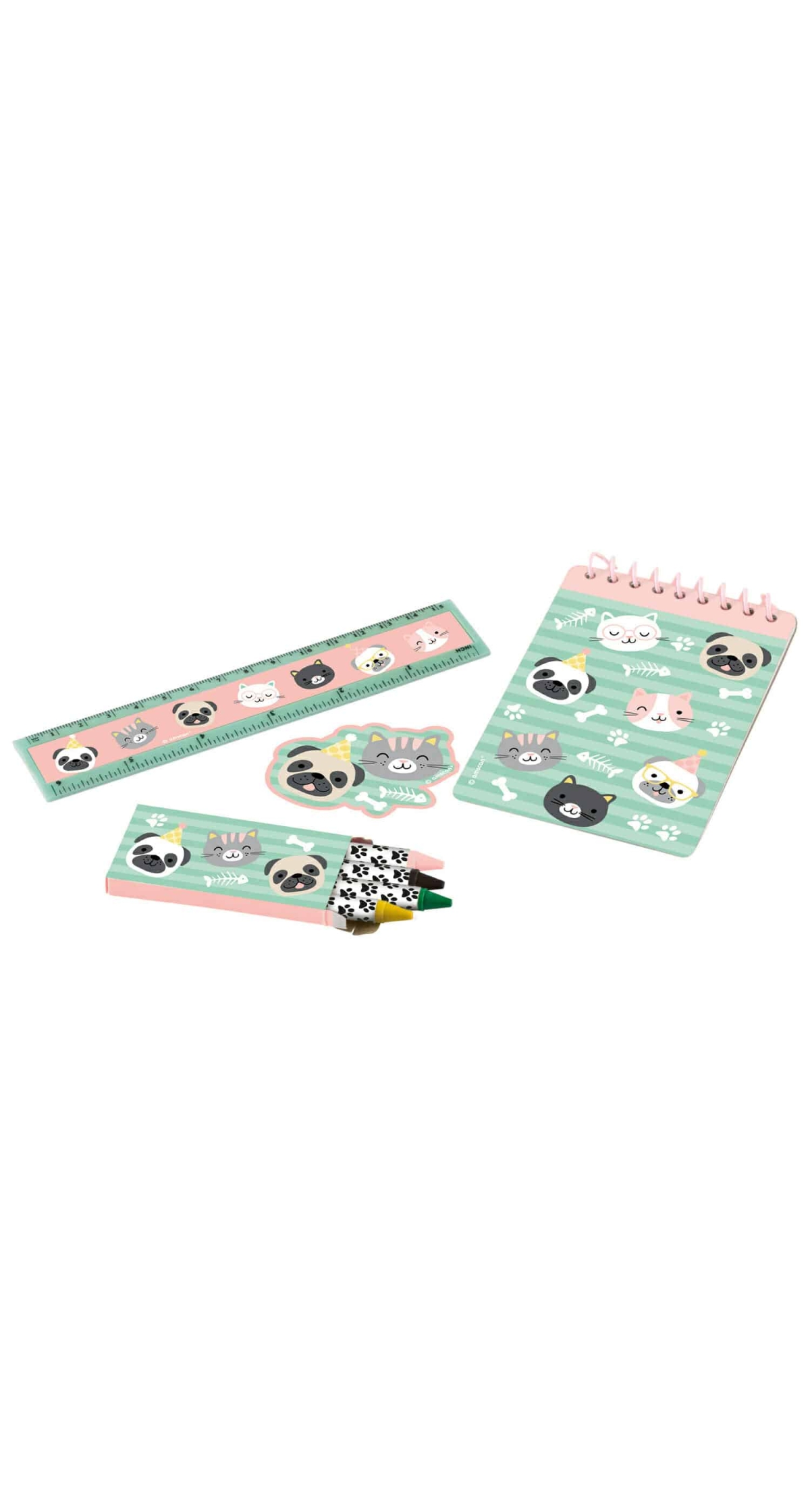 Hello Pets Stationary Party Favour Set -  24 Pieces