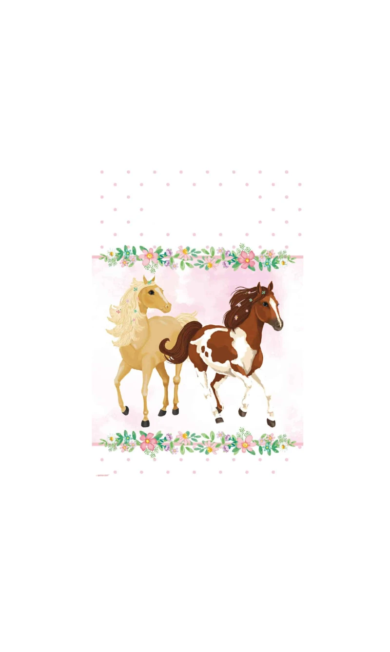 Beautiful Horses Paper Party Bags - 8pk