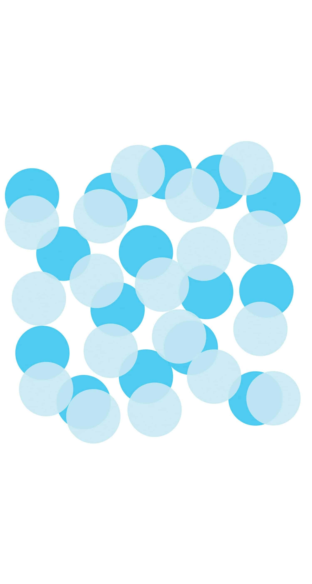 The Big Reveal Blue Paper Confetti - 22g