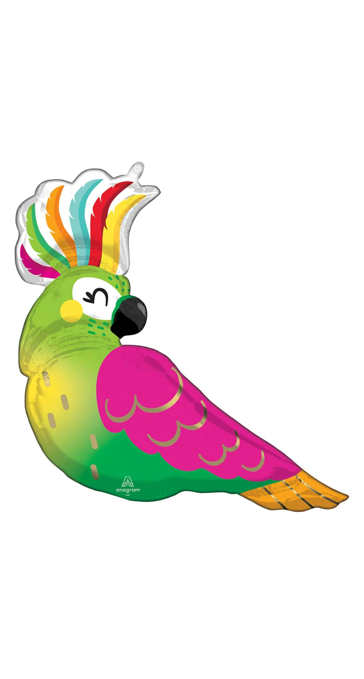 SuperShape Tropical Parrot Foil Balloon - 78cm x 71cm