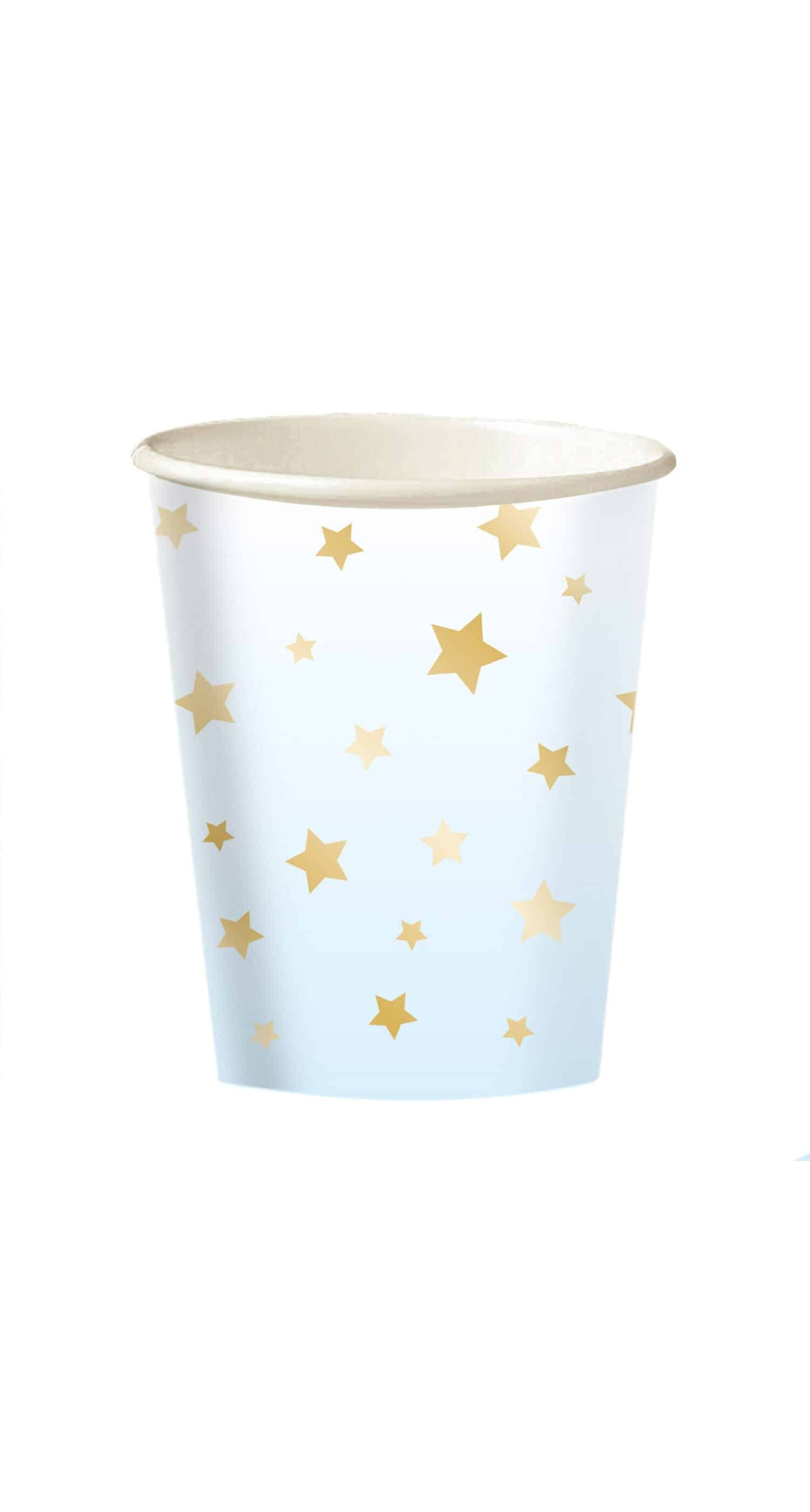 1st Birthday Blue Ombre Paper Cups 250ml - 8pk