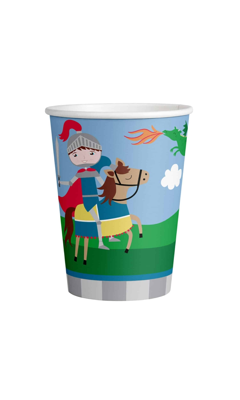 Knight Paper Cups 250ml - 8pk