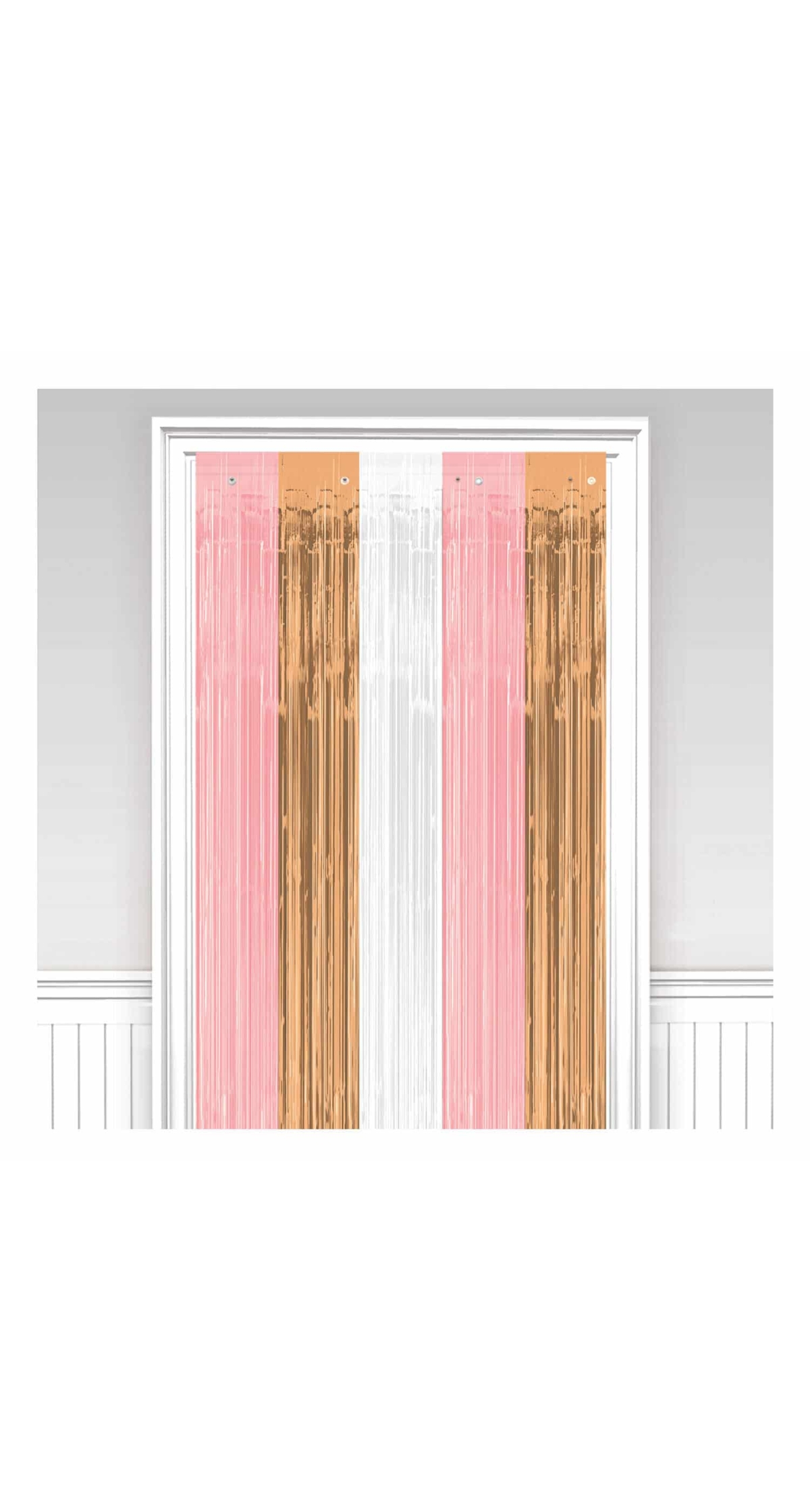 Rose Gold Blush Door Curtain - 243 x 91.4cm