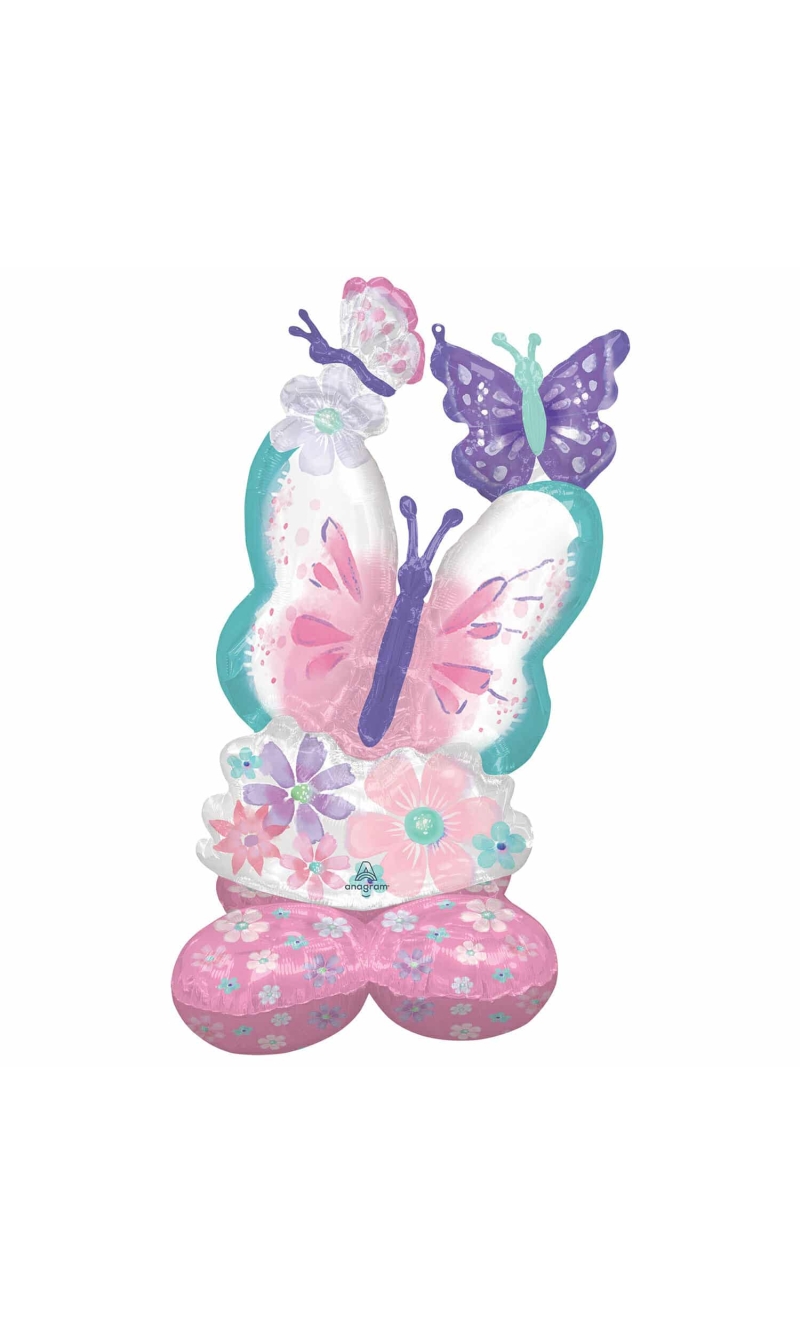 AirLoonz Flutters Butterfly Foil Balloon 71cm x 111cm – Air Fill Only