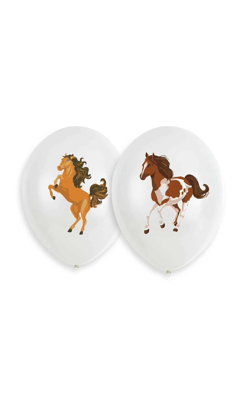 Beautiful Horses Latex Balloons 27cm/11" - 6pk