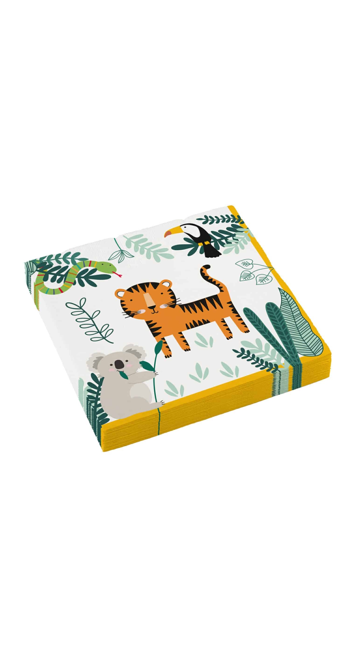 Get Wild Napkins 33 x 33cm - 16pk