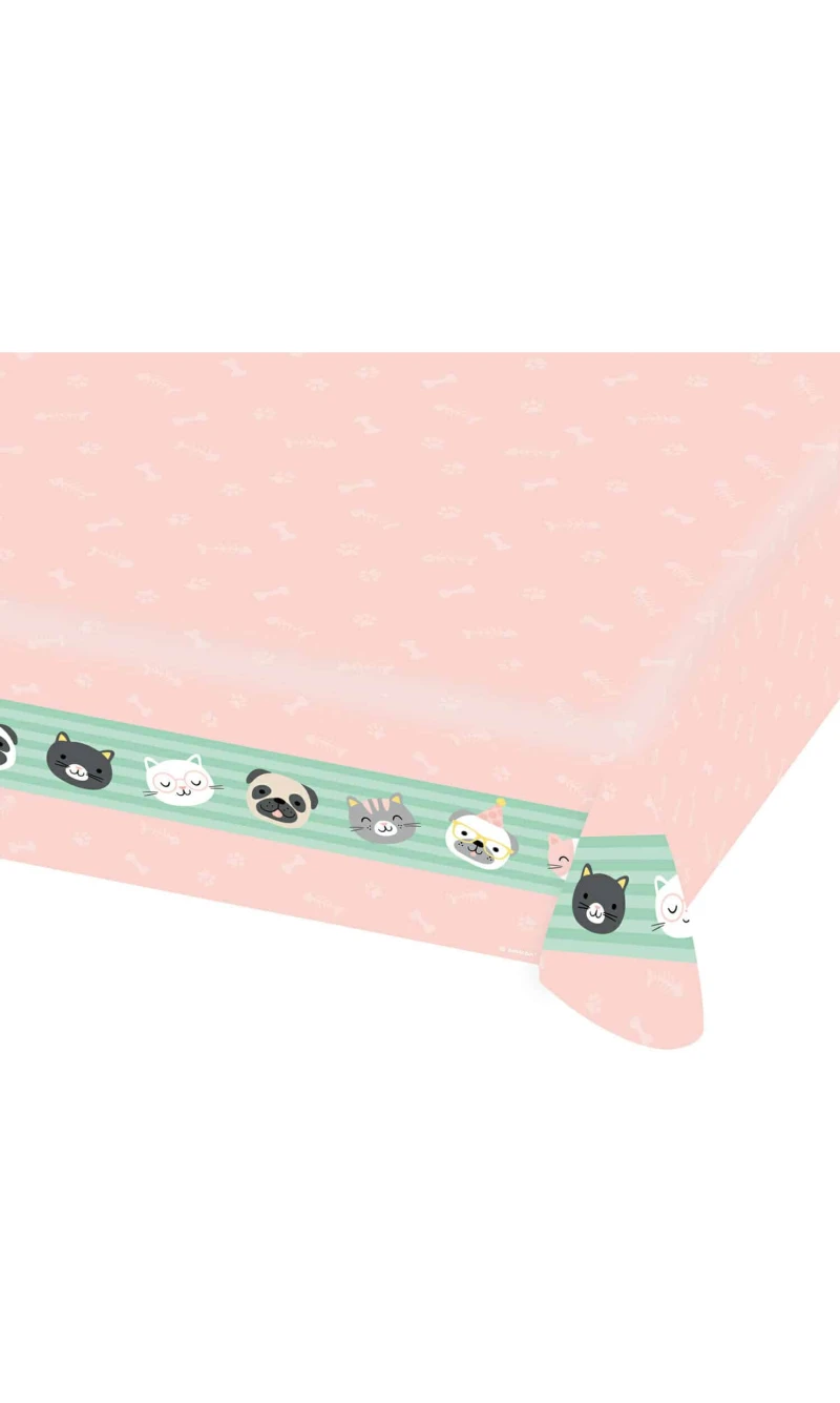 Hello Pets Paper Tablecover - 115 x 175cm
