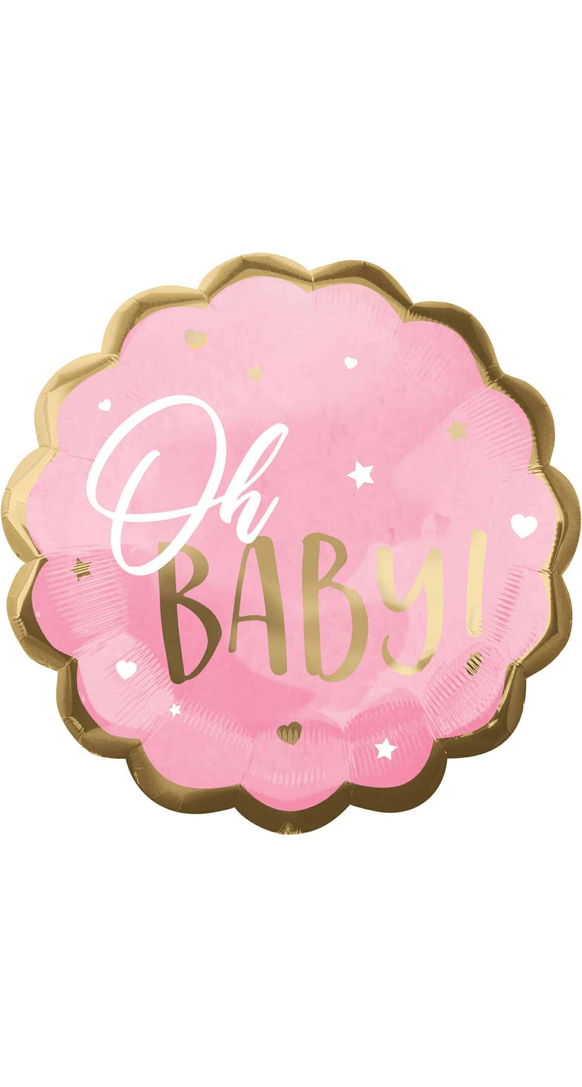 Oh Baby Girl Jumbo Foil Balloon - 55cm x 55cm