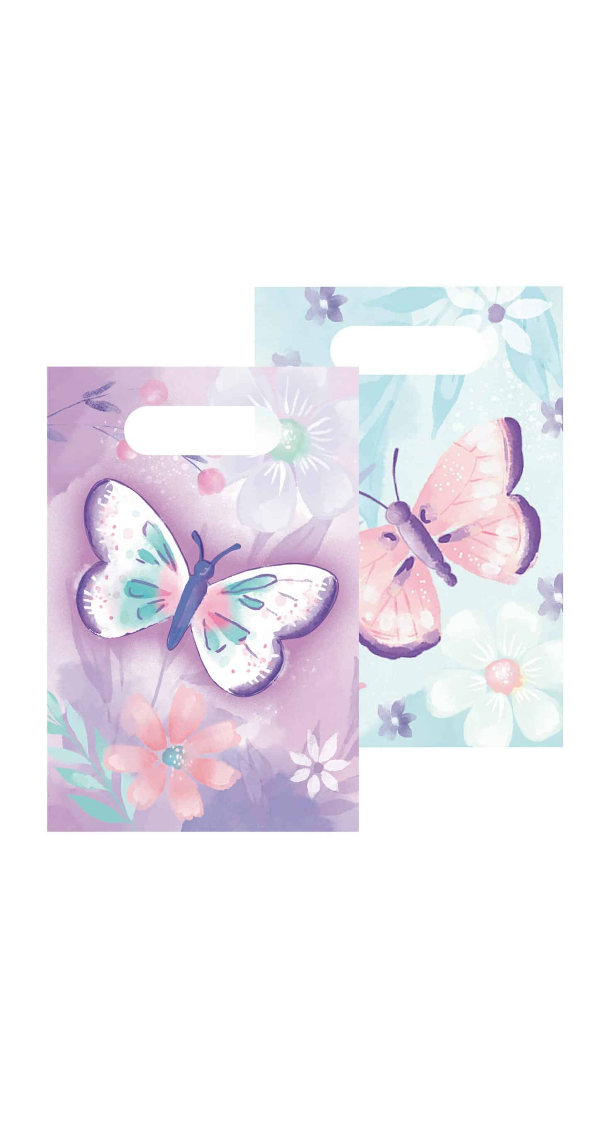 Flutter Party Paper Bags - 8pk