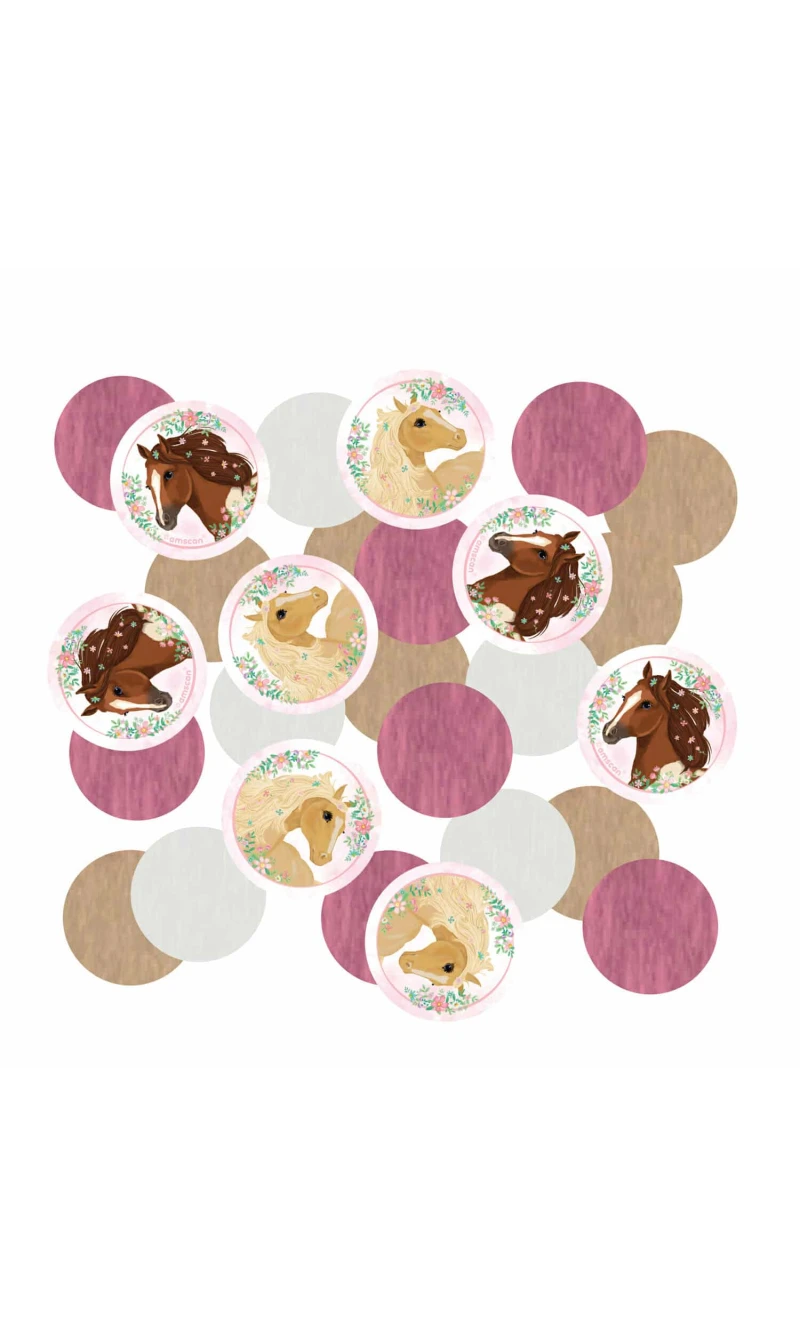 Beautiful Horses Paper Confetti - 14g