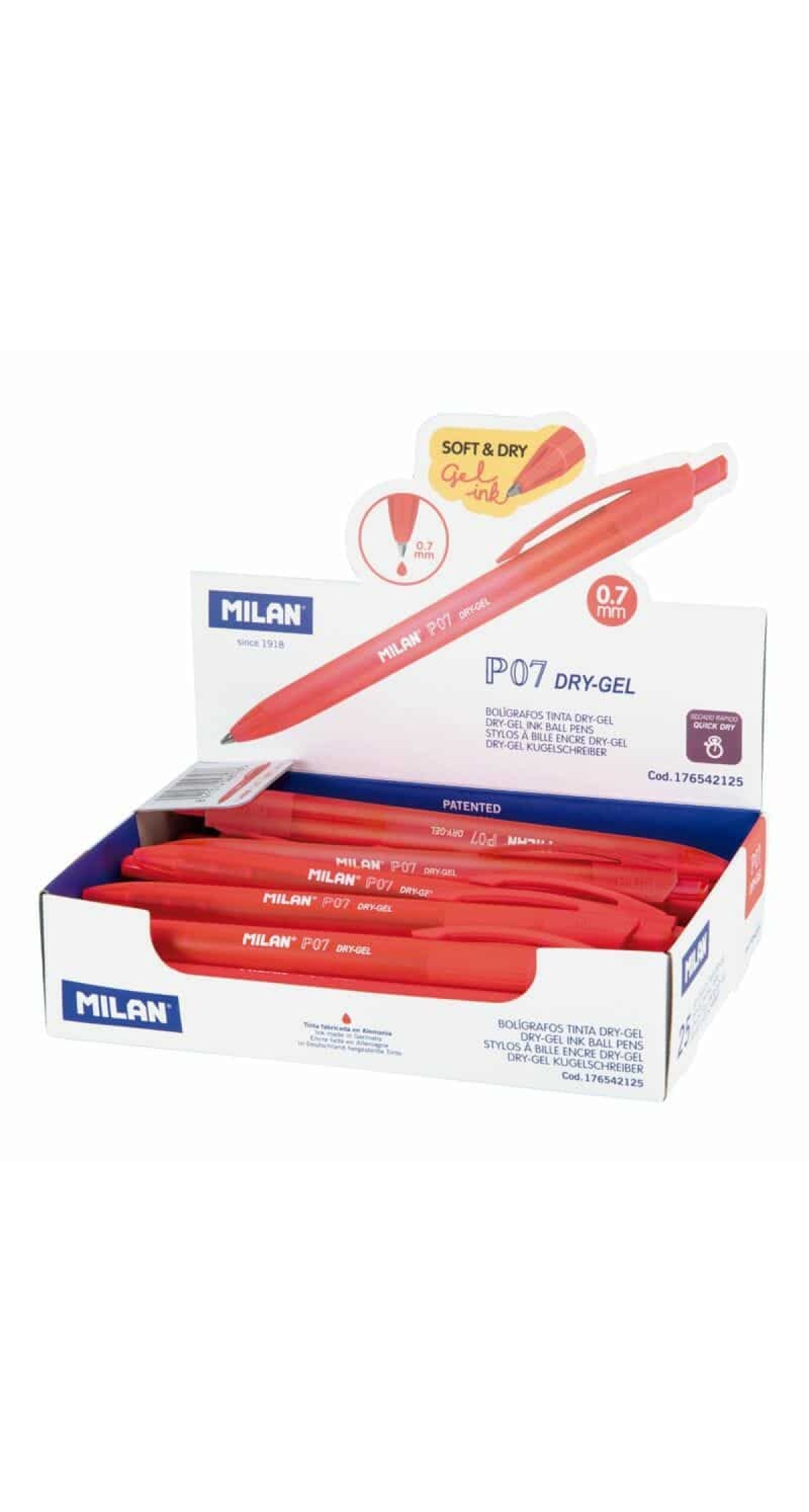 Dry-Gel Ball Pen Red
