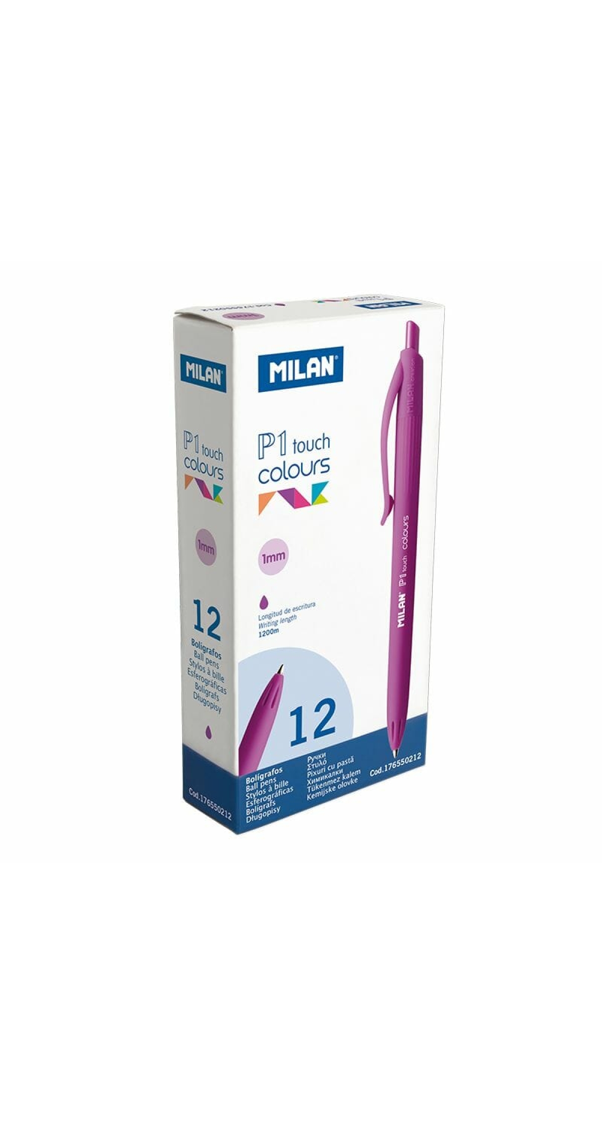 Purple Ball Pens P1 Touch Coloured Pen