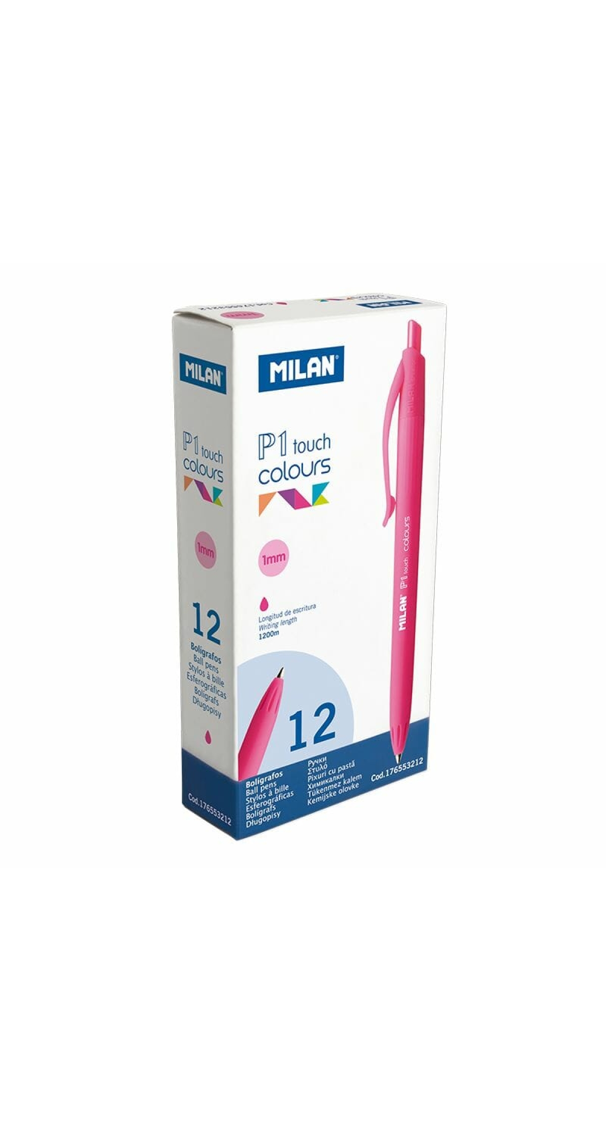 Pink Ball Pens P1 Touch Coloured Pen