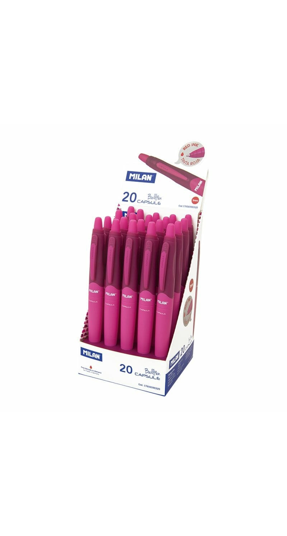 Capsule Pen Ball Pens Red