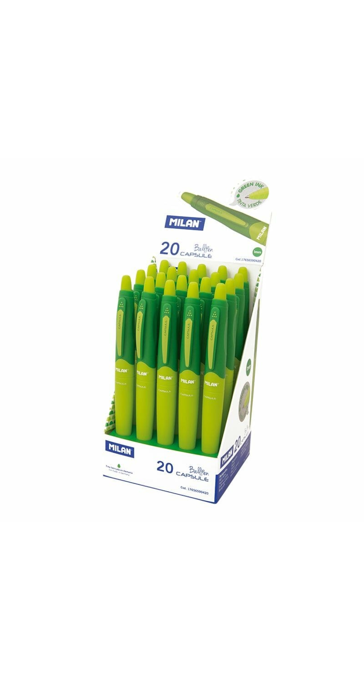 Capsule Pen Ball Pens Green