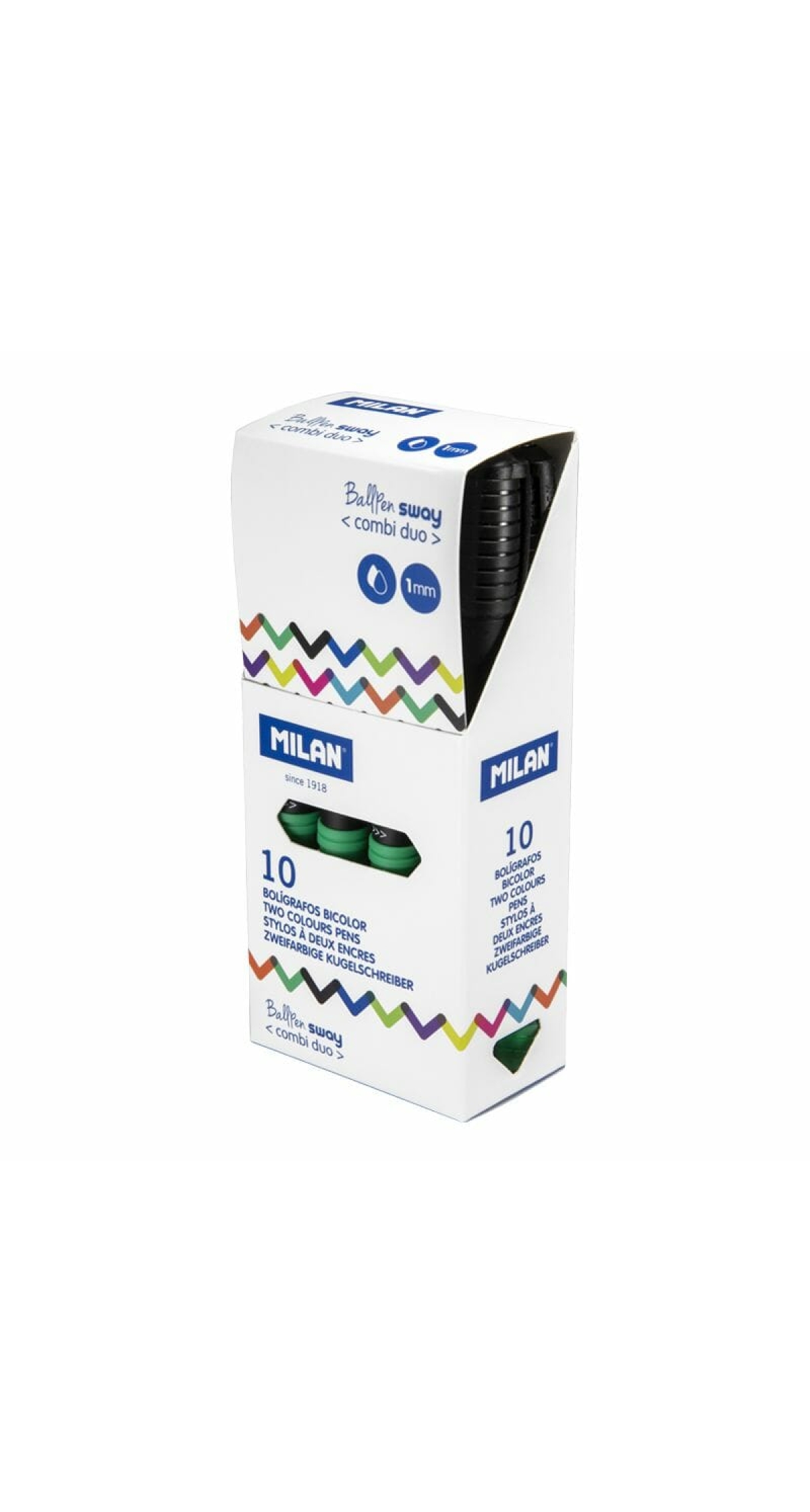 Sway Combi Duo Ball Pen Black - Green