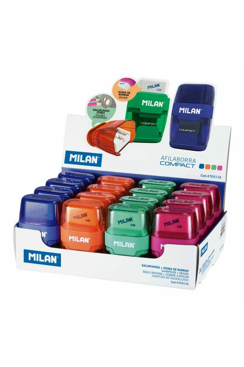 16 Sharpener + Eraser Compact