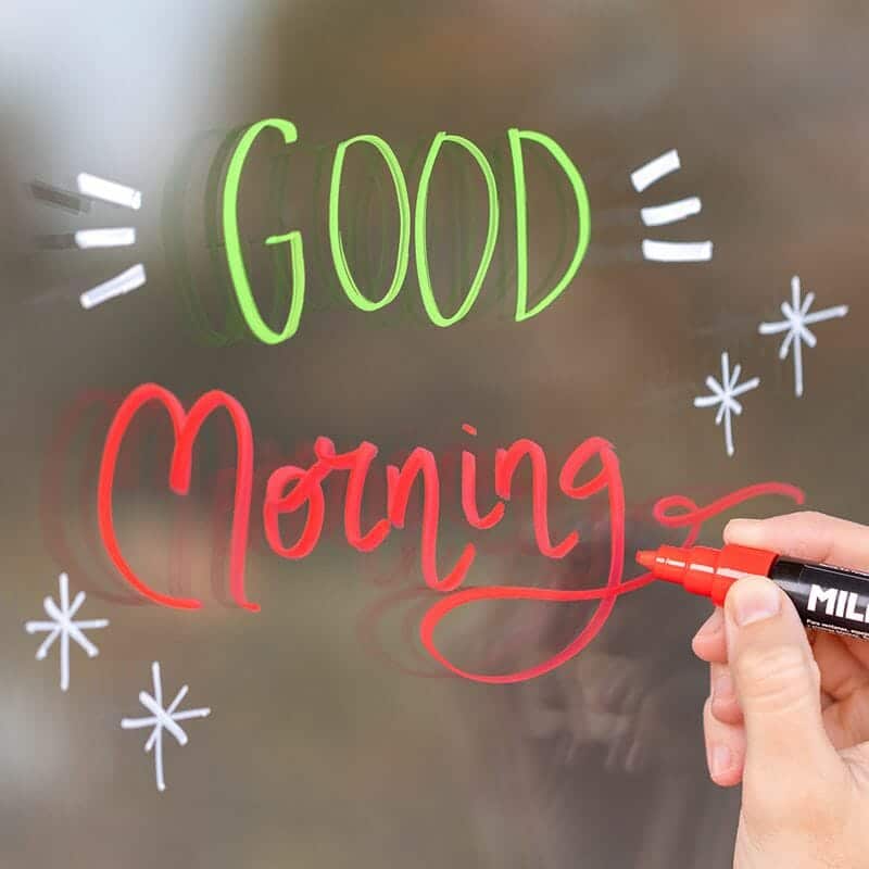 Orange Fluoglass Chisel Tip Marker 2-4mm