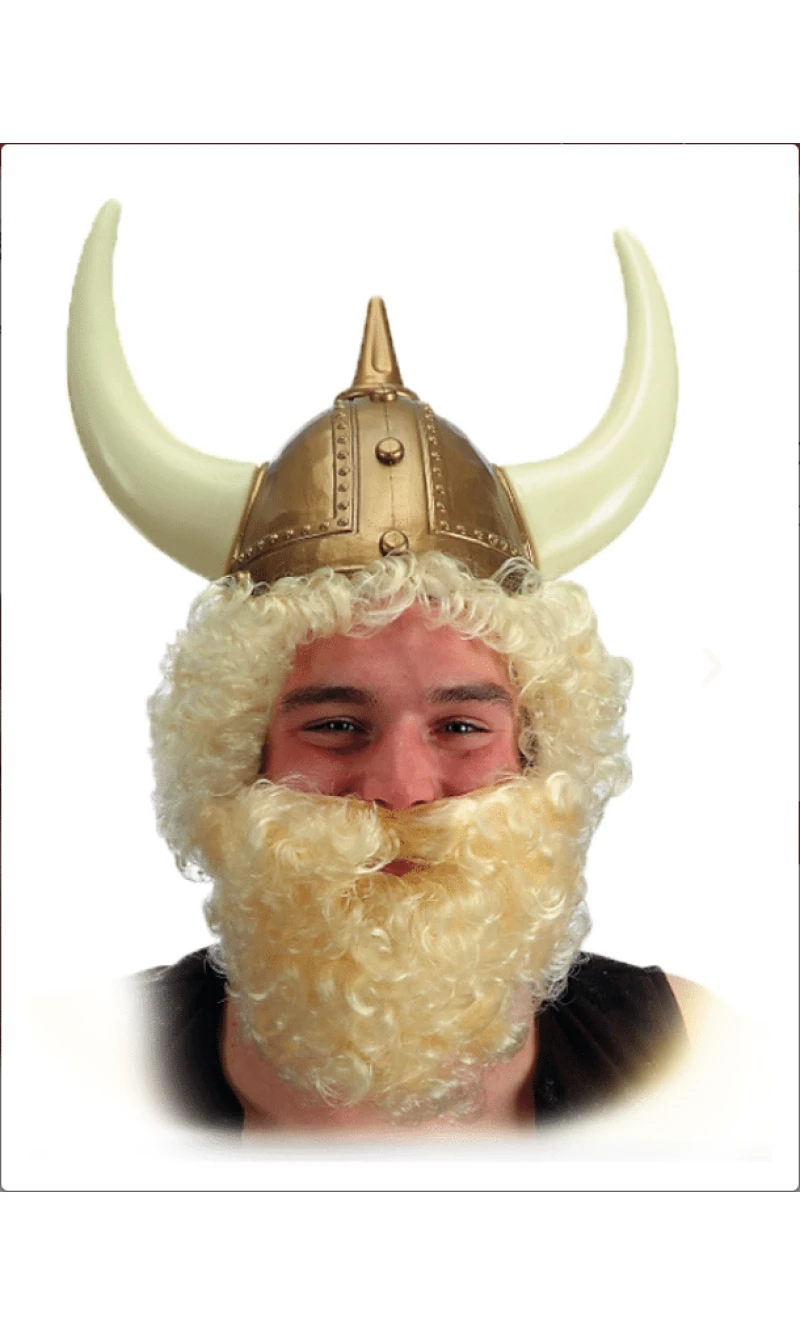 Curly Blonde Beard (Beard Only) - Adult Size