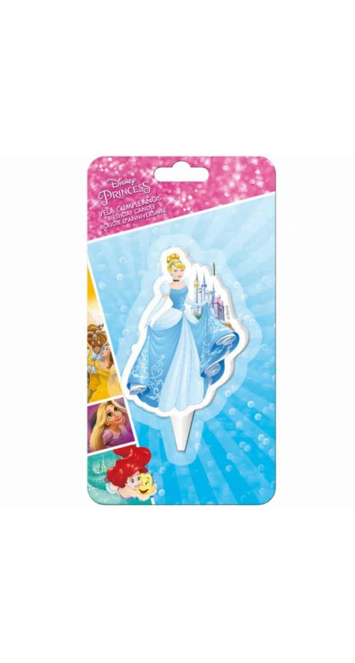 Disney Princess Cinderella Candle - 7.5cm