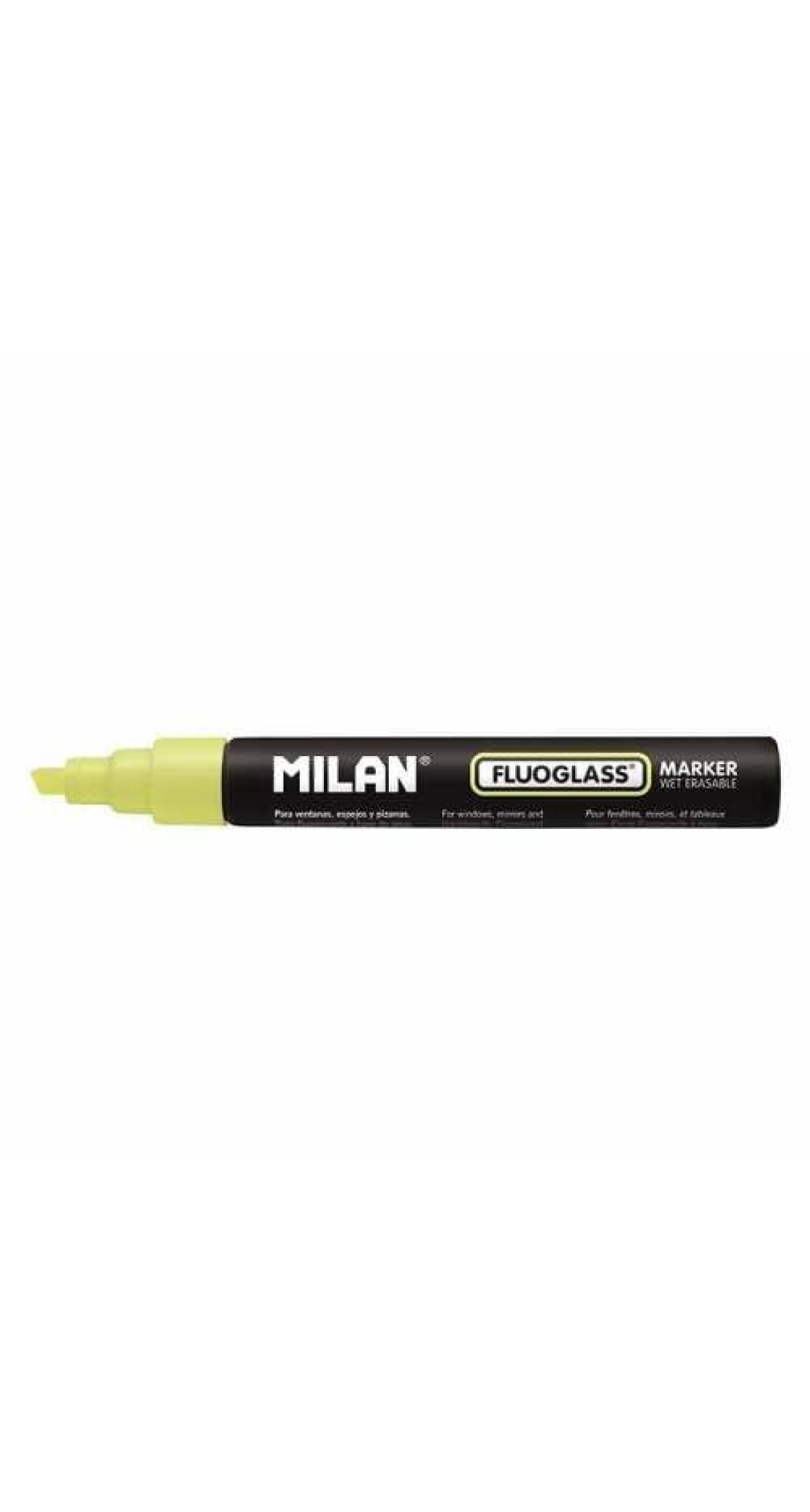 Yellow Fluoglass Chisel Tip Marker 2-4mm