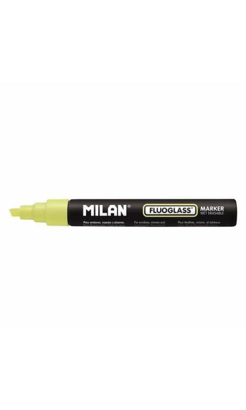 Yellow Fluoglass Chisel Tip Marker 2-4mm