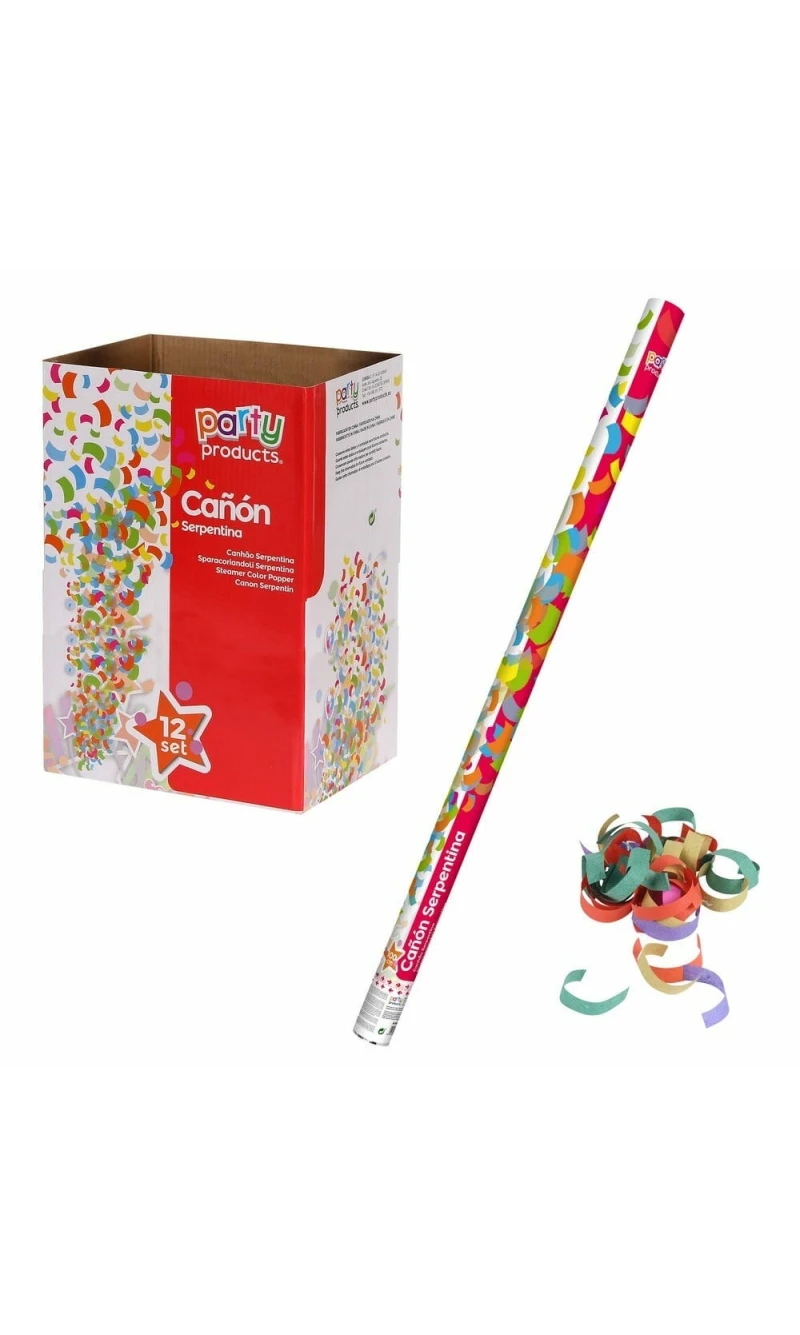 Multi Color Confetti Cannon / Popper 100cm