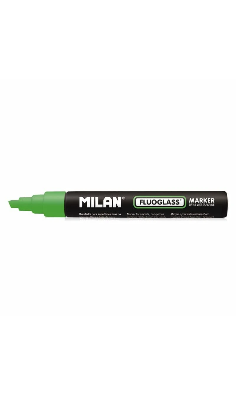 Green Fluoglass Chisel Tip Marker 2-4mm