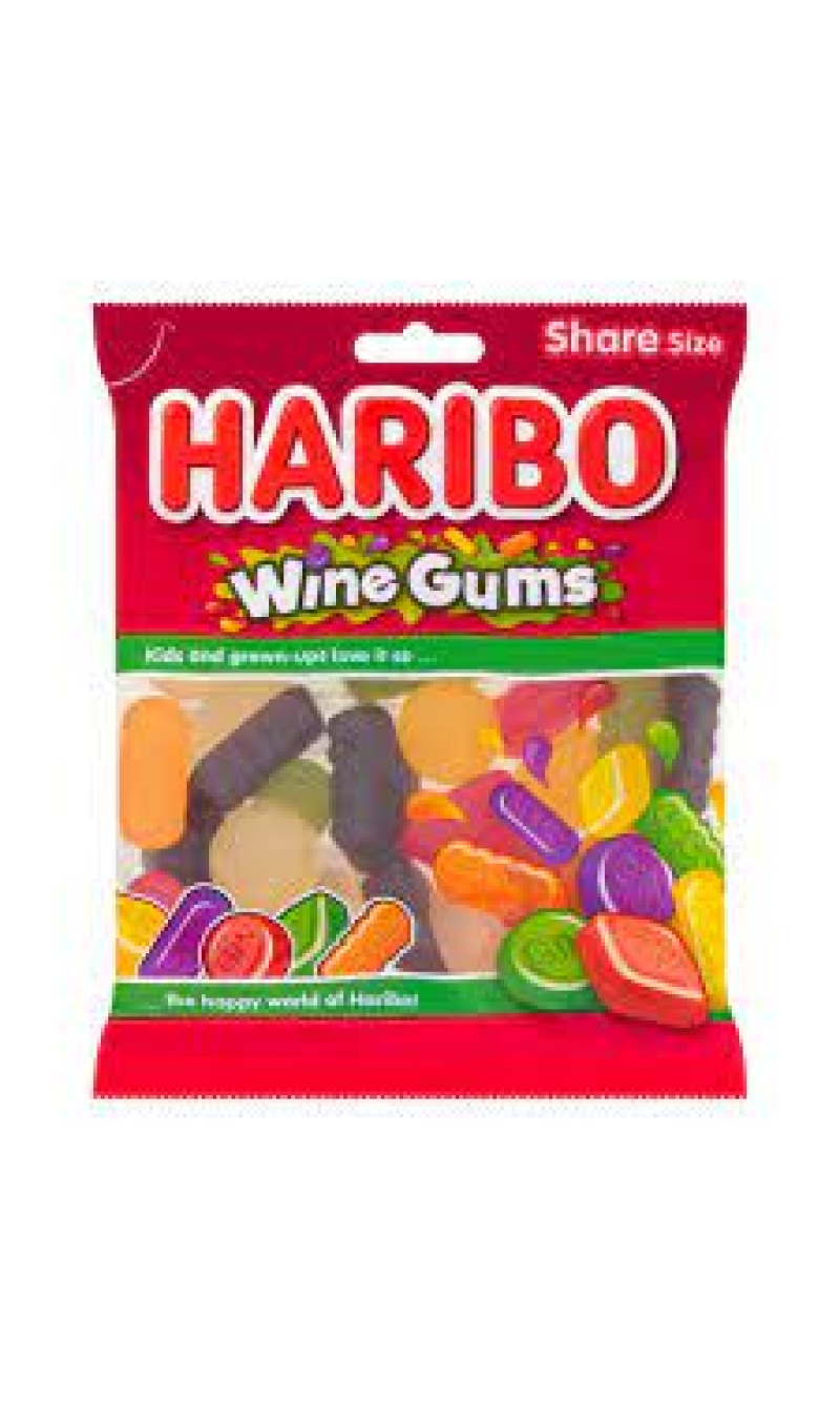 HARIBO Wine Gums Bag - 160g
