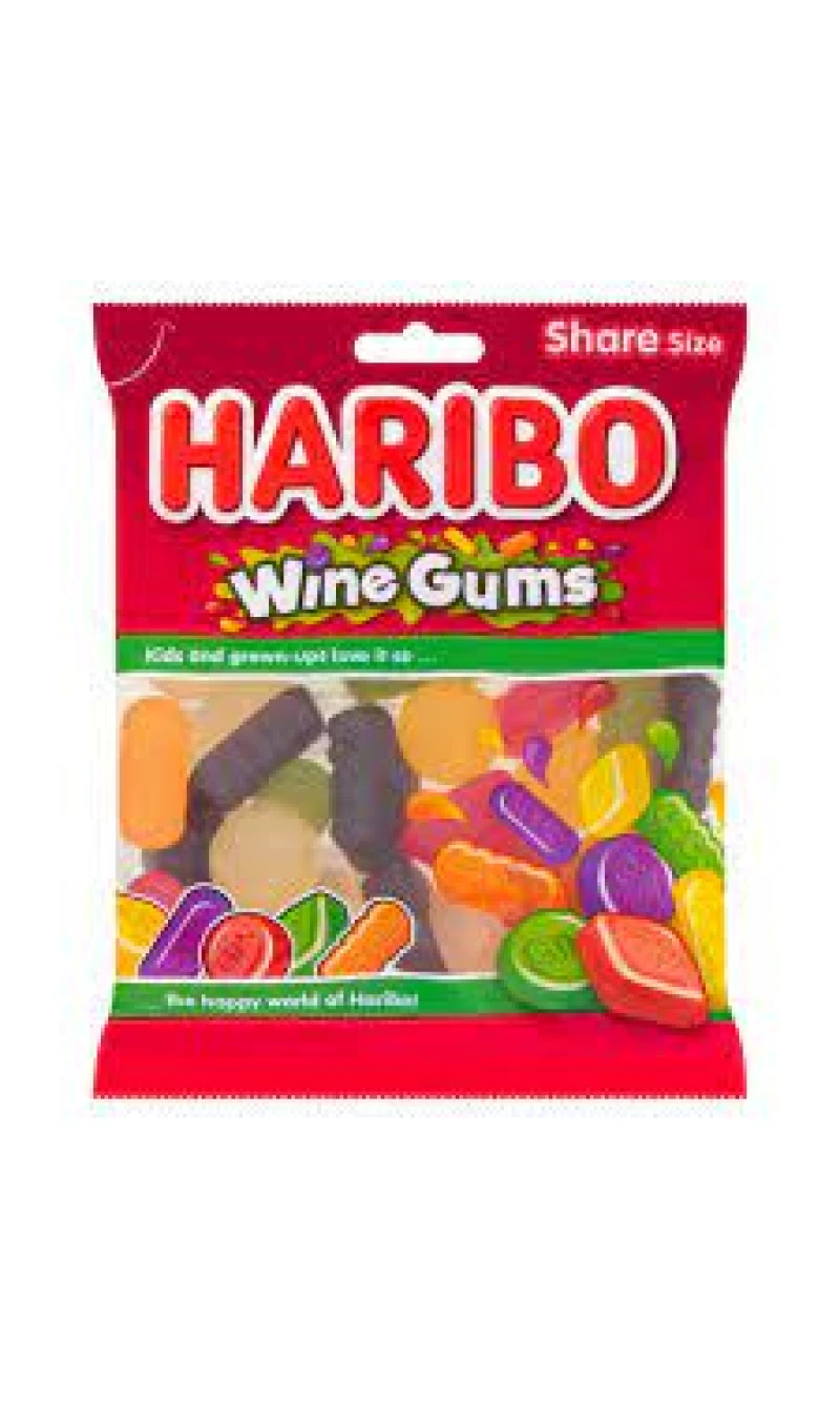 HARIBO Wine Gums Bag - 160g