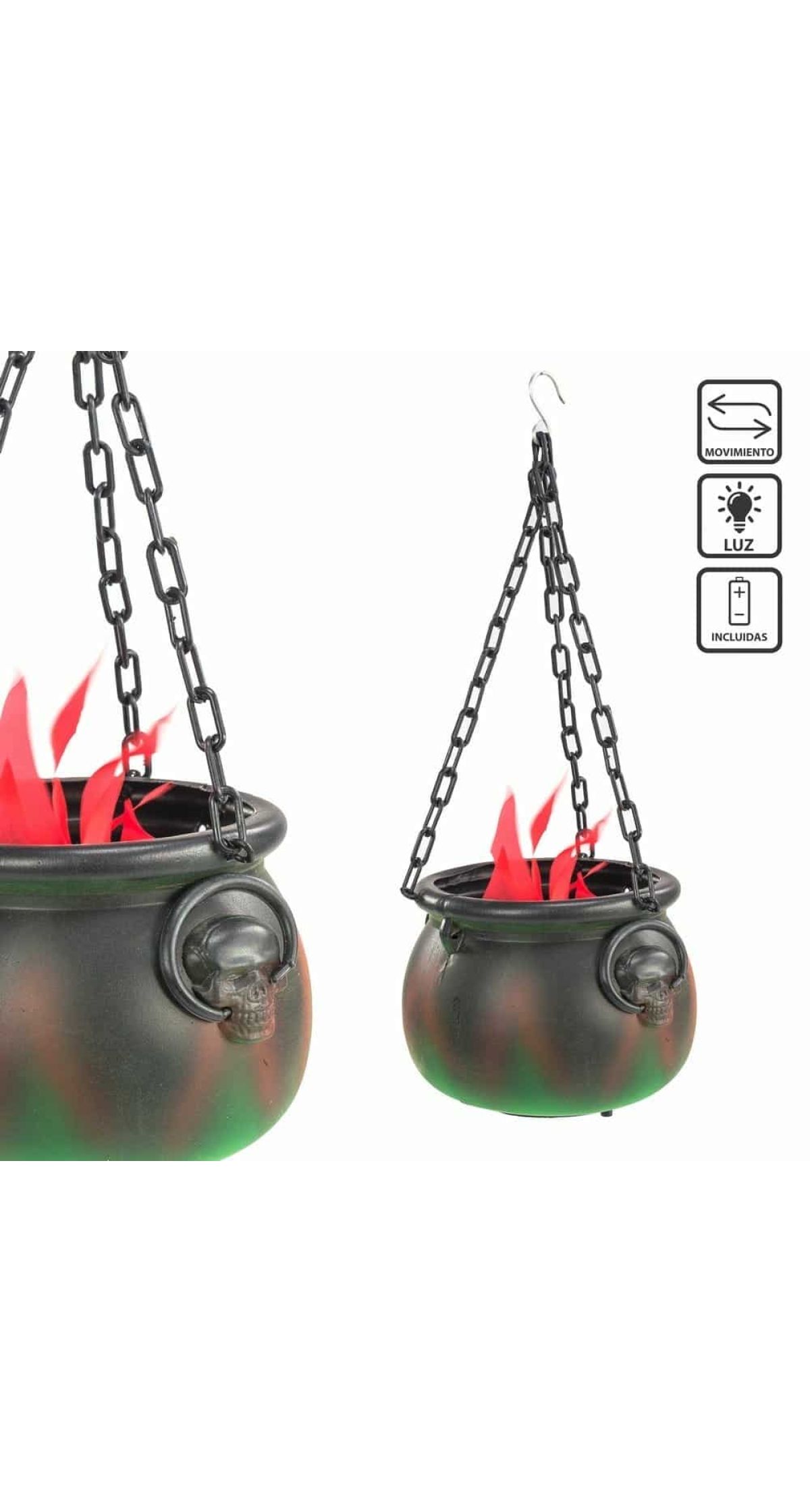 Cauldron Fire - 14x17x44cm
