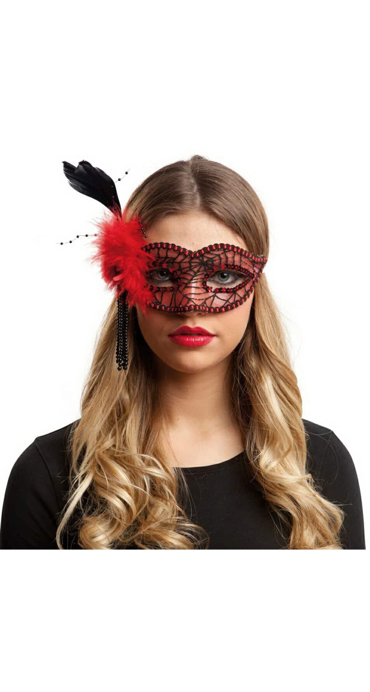 Venetian Metal & Fabric Eye Mask