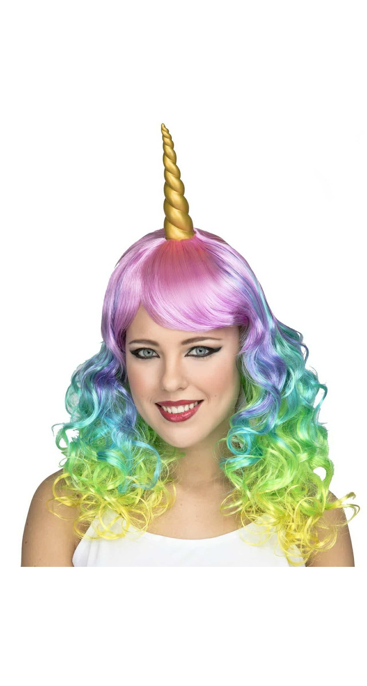 Long Unicorn Wig - Adult One Size