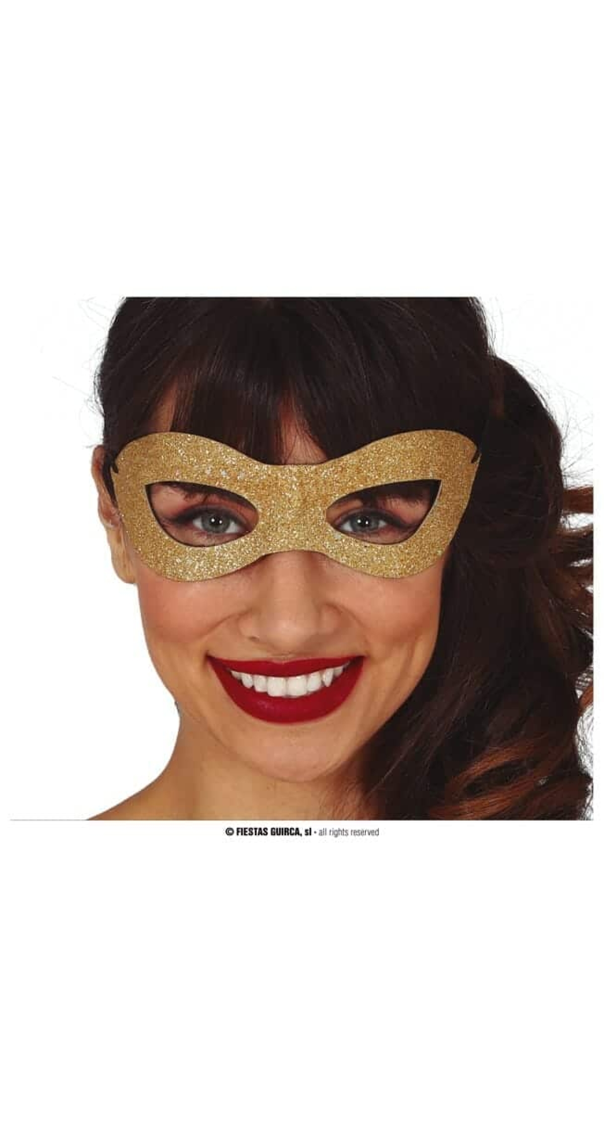 Gold Face Mask - Adult One Size