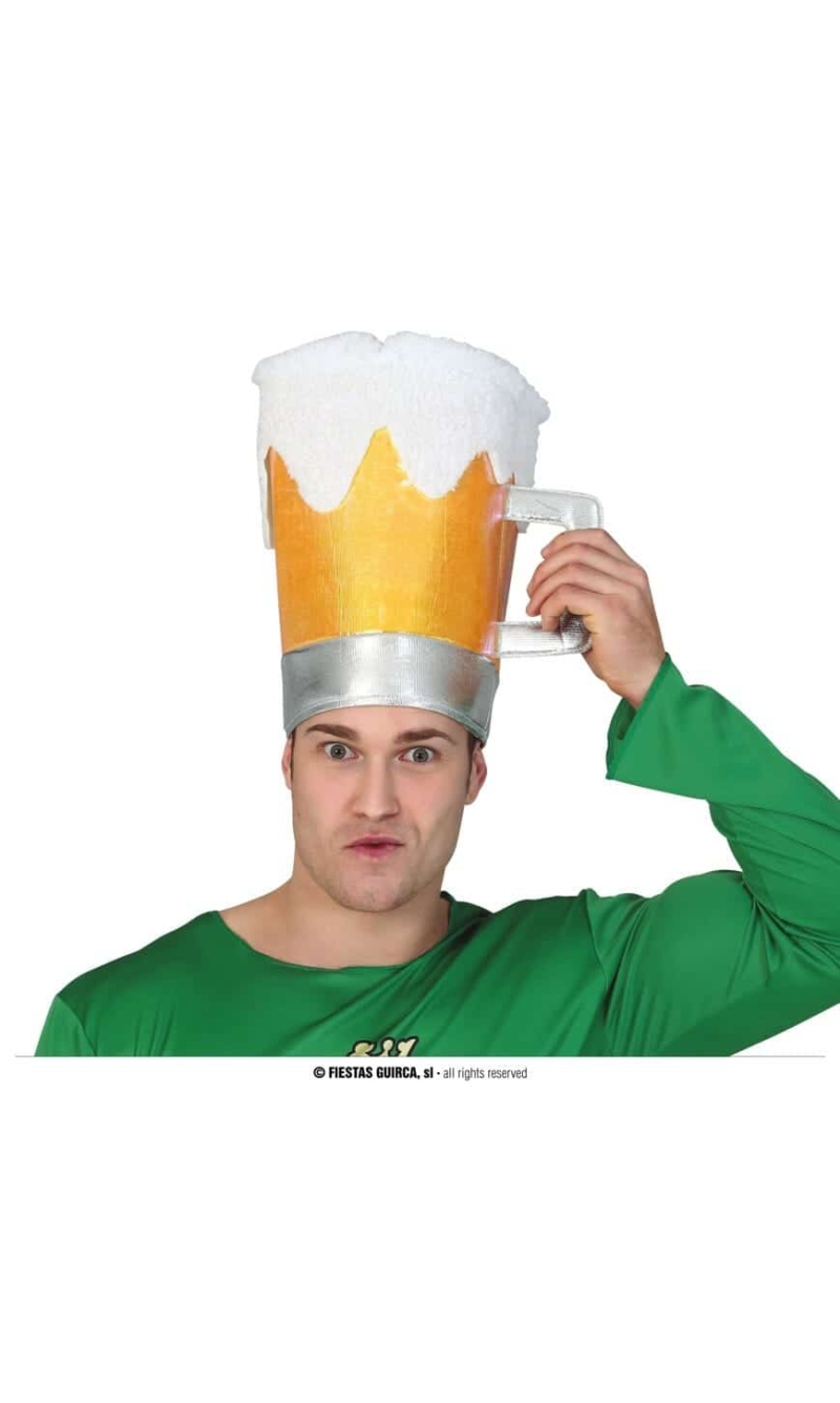 St Patrick's Beer Mug Hat - Adult One Size
