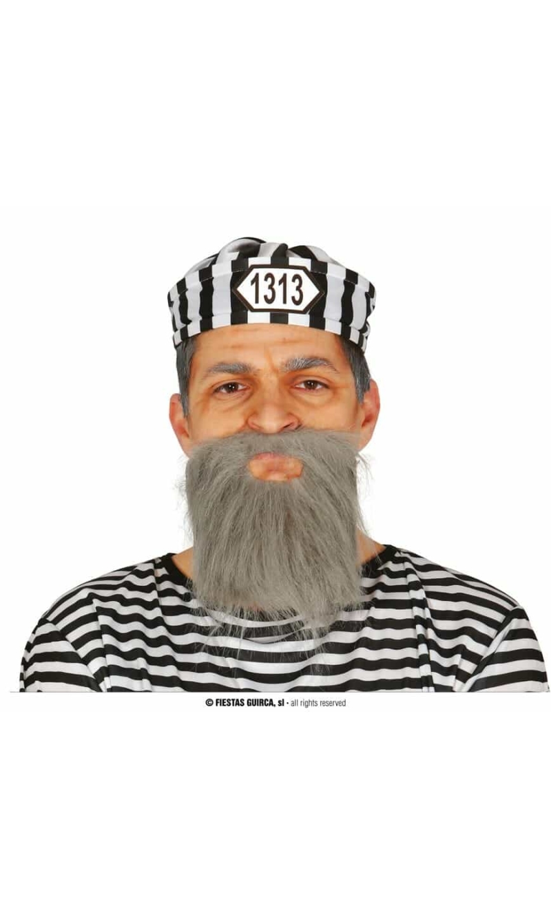 Prisoner Fabric Hat - Adult One Size