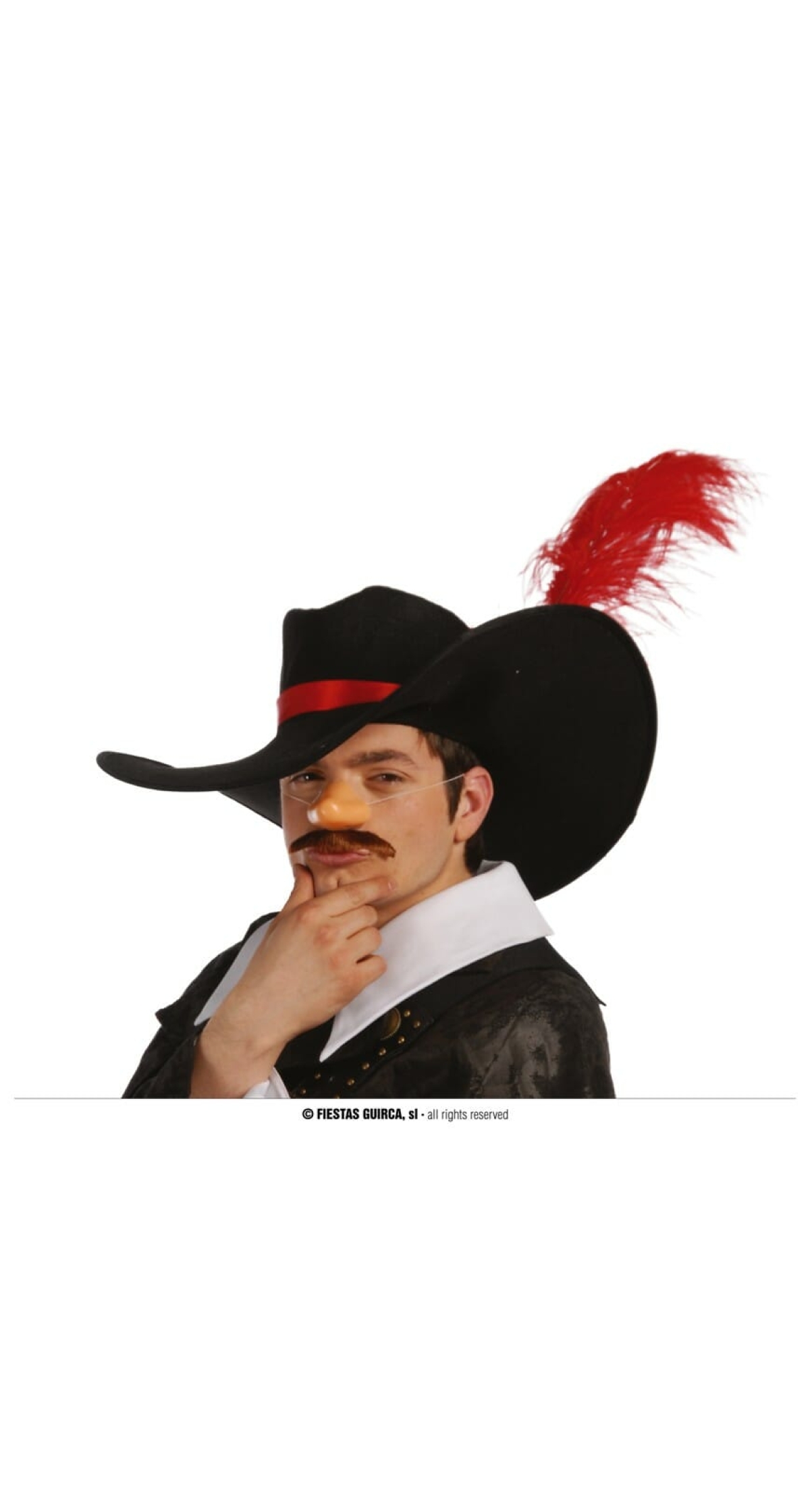 Musketeer / Captain Hook Hat - Adult One Size