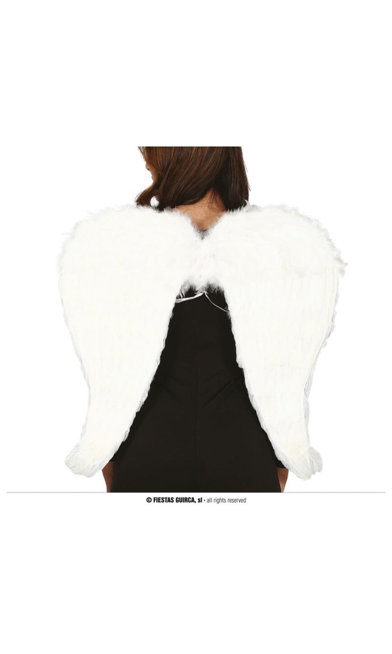 White Feather Wings - 80x60cm