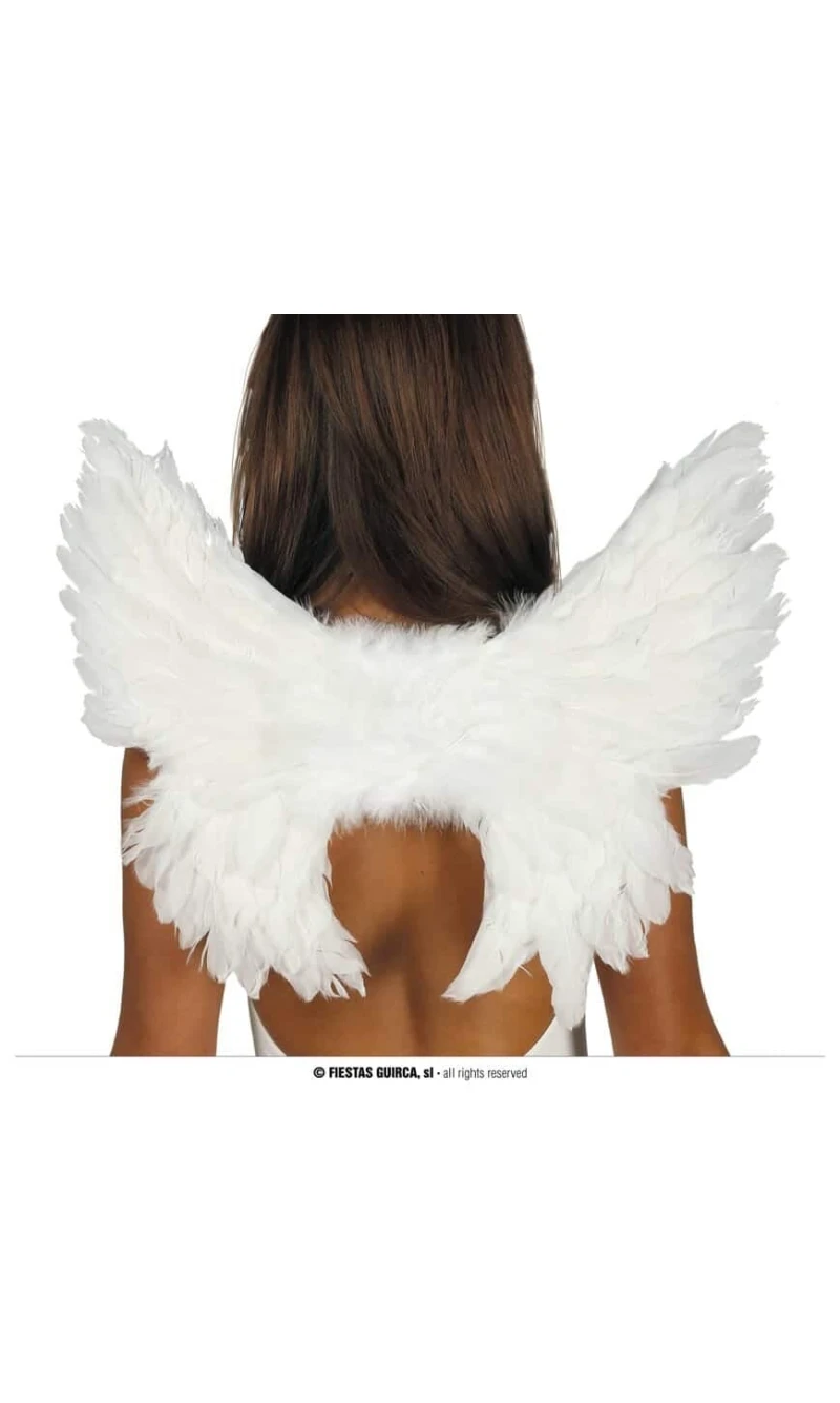 White Feather Wings - 50x45cm