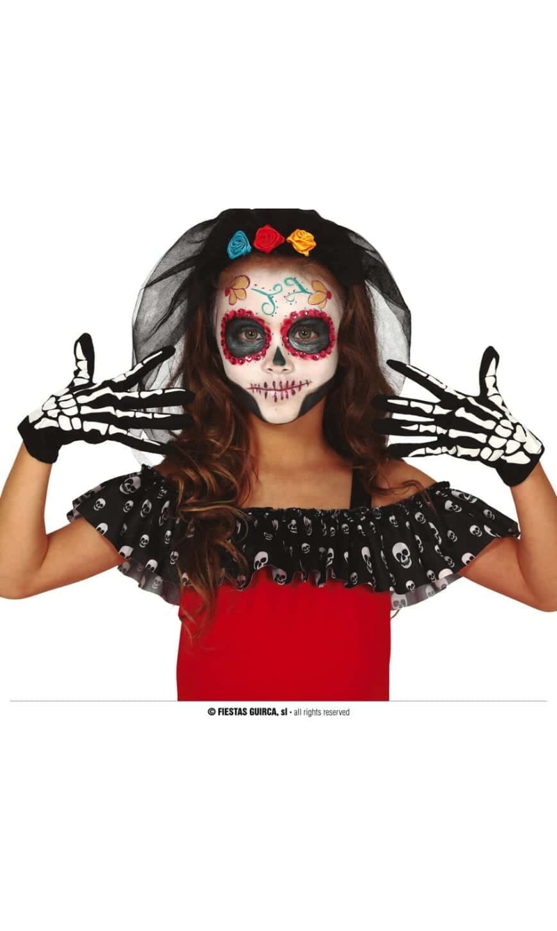 Children Skeleton Gloves