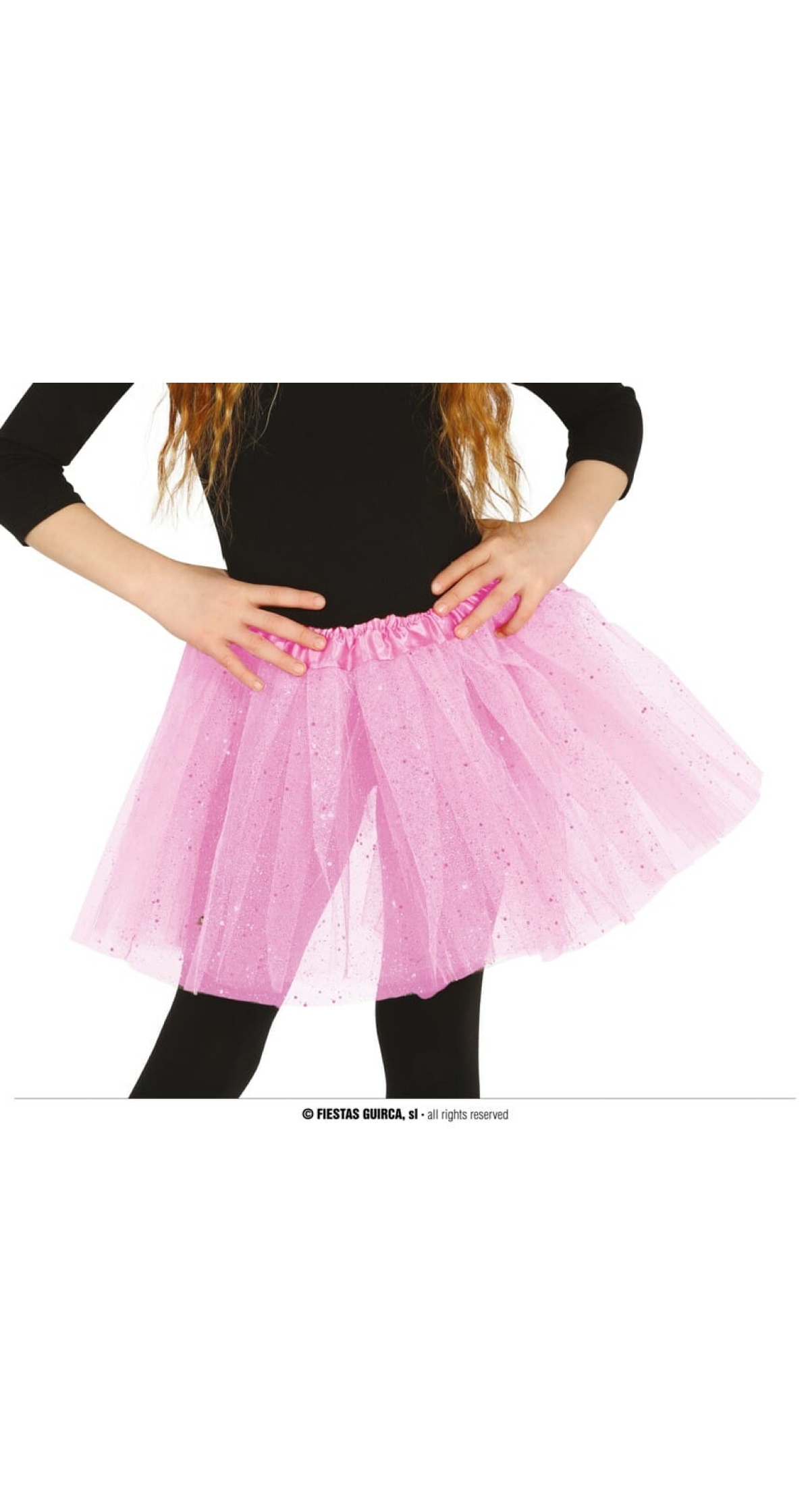 Pink Tutu With Glitter 30cm