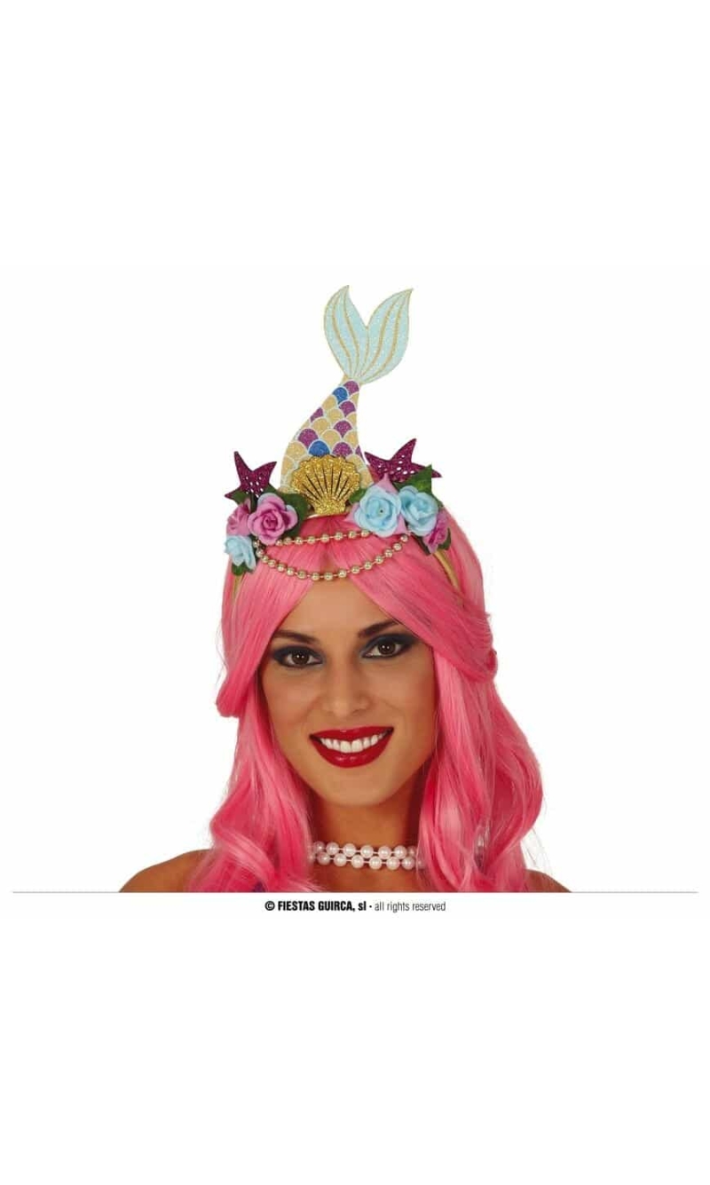 Mermaid Hairband With Flowers