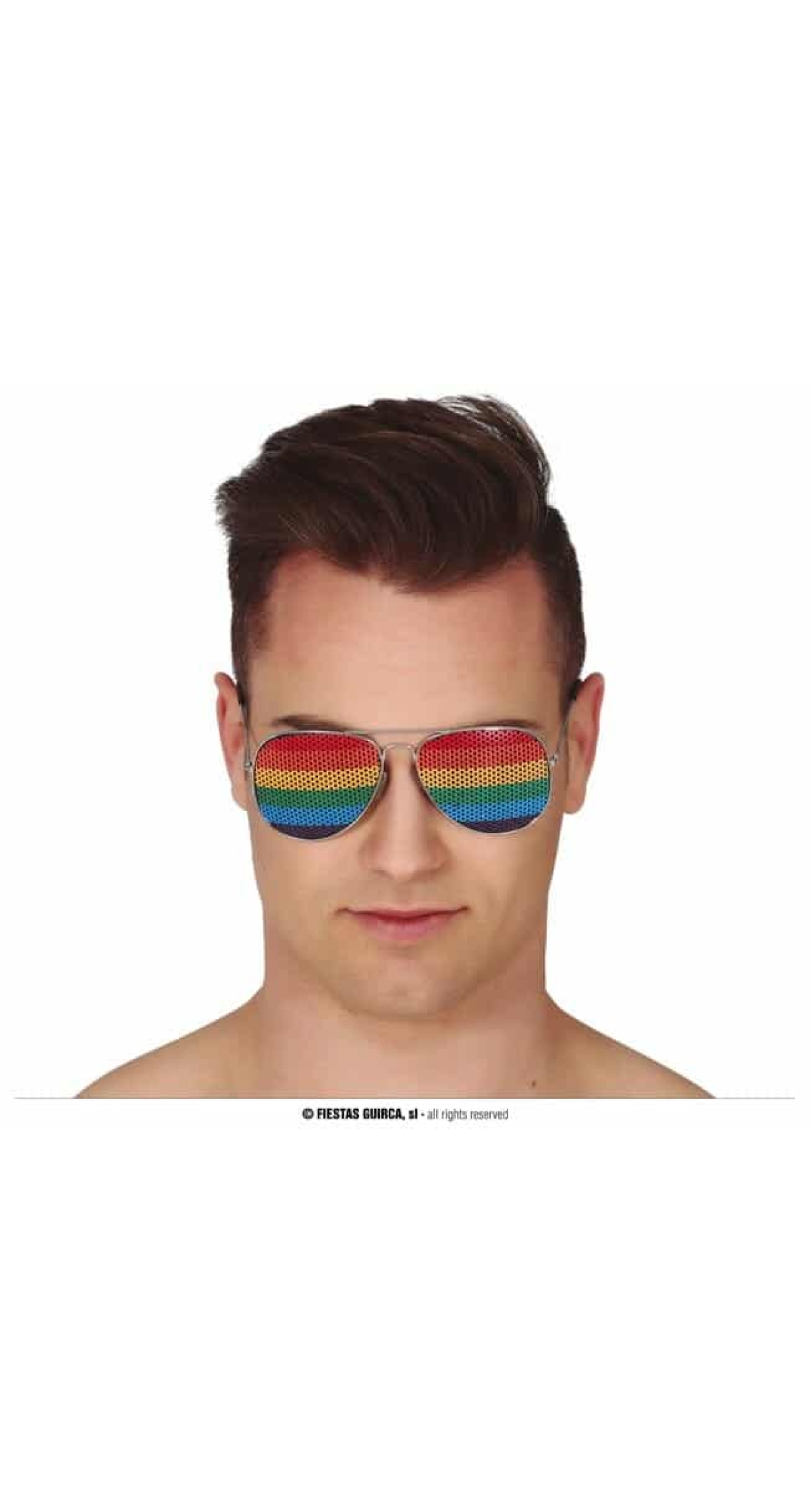 Pride Rainbow Aviator Glasses - Adult One Size